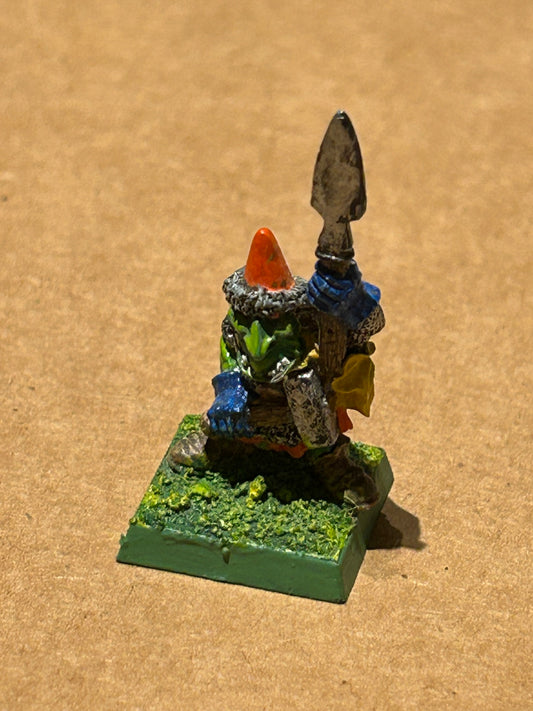 Warhammer fantasy iron claw goblin with spear