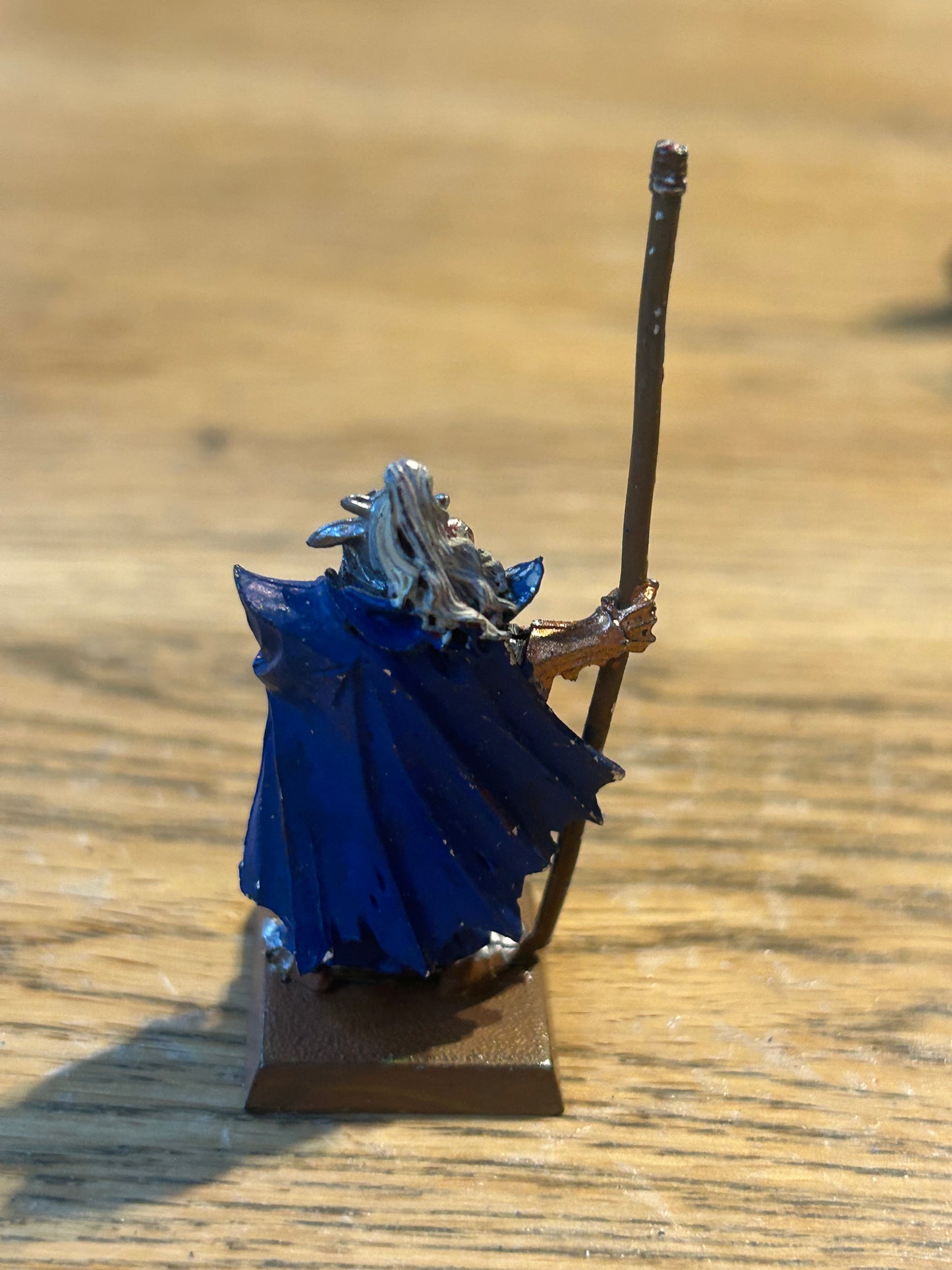 Warhammer Fantasy Dark Elves Elf Black Guard standard bearer Naggaroth - The Old World Metal (missing banner top)