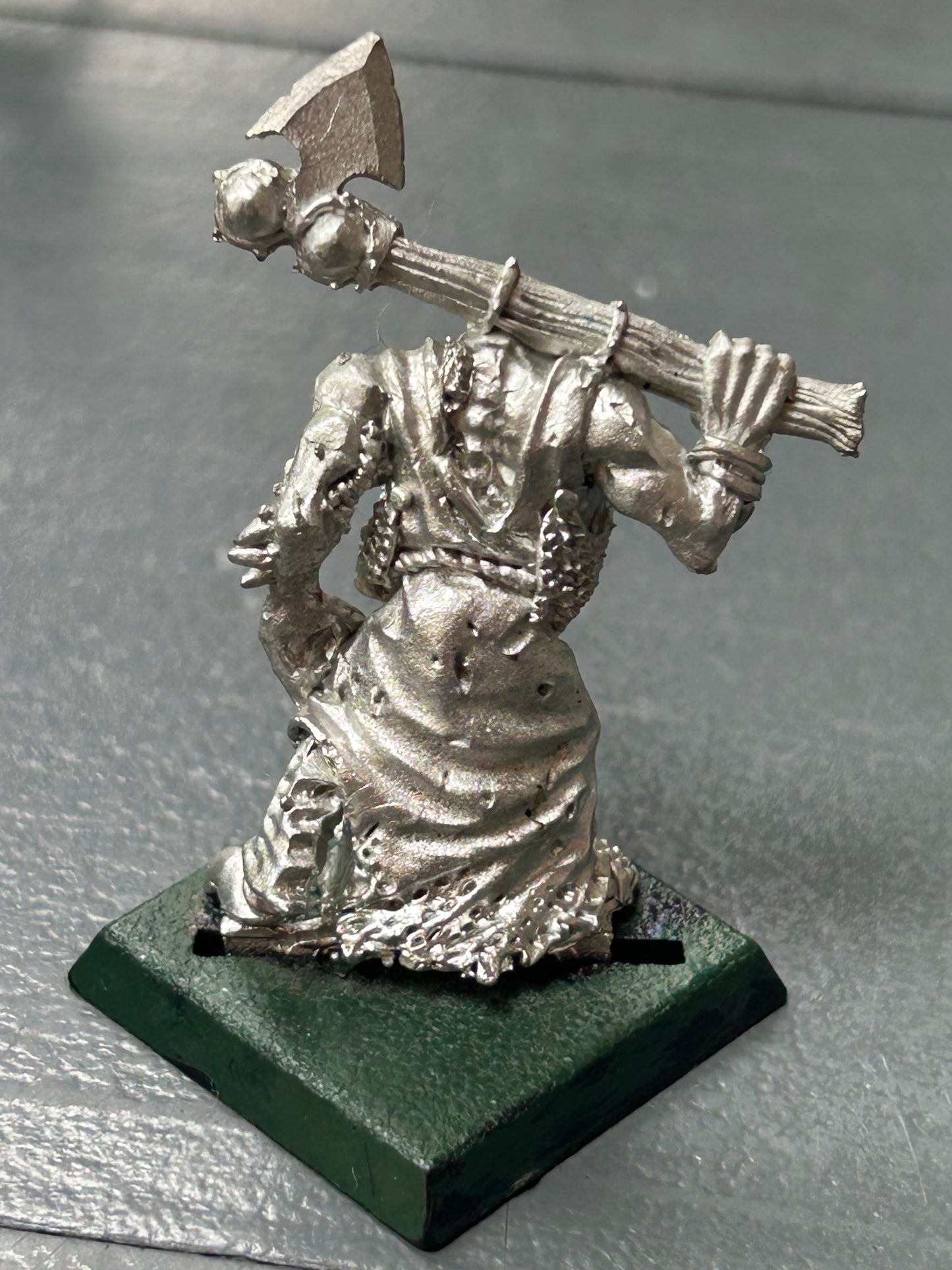 Citadel Warhammer classic 1988 Chaos Champion of Nurgle Fly Mutation with Axe