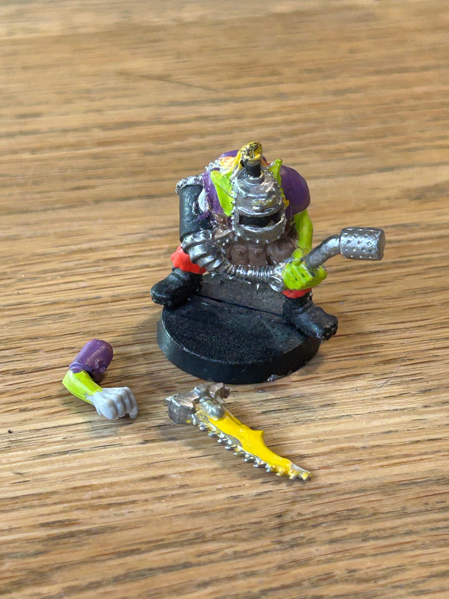 Games Workshop Warhammer 40k 2nd Ed Space Ork Mek Mekboy with blowtorch