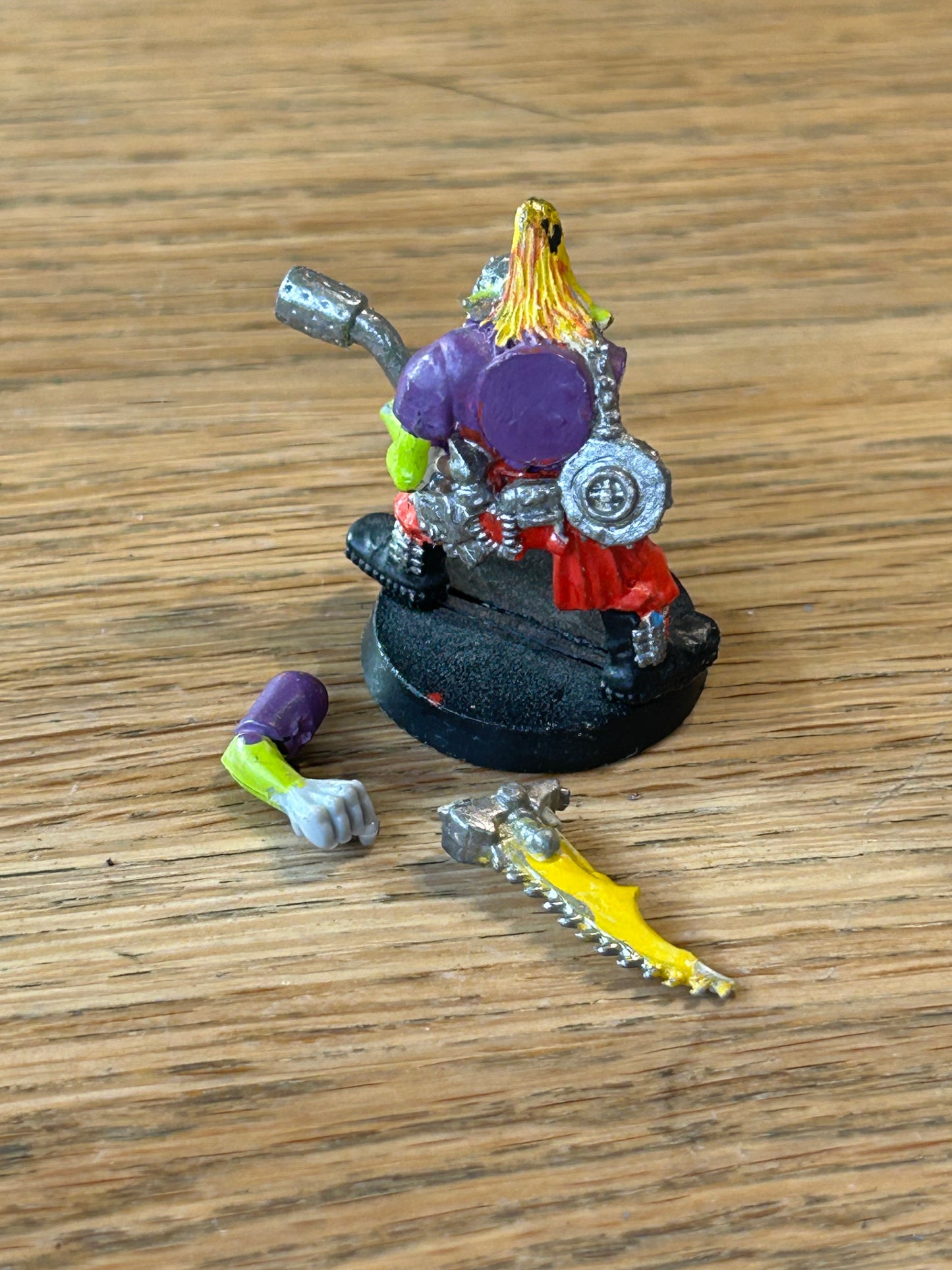 Games Workshop Warhammer 40k 2nd Ed Space Ork Mek Mekboy with blowtorch