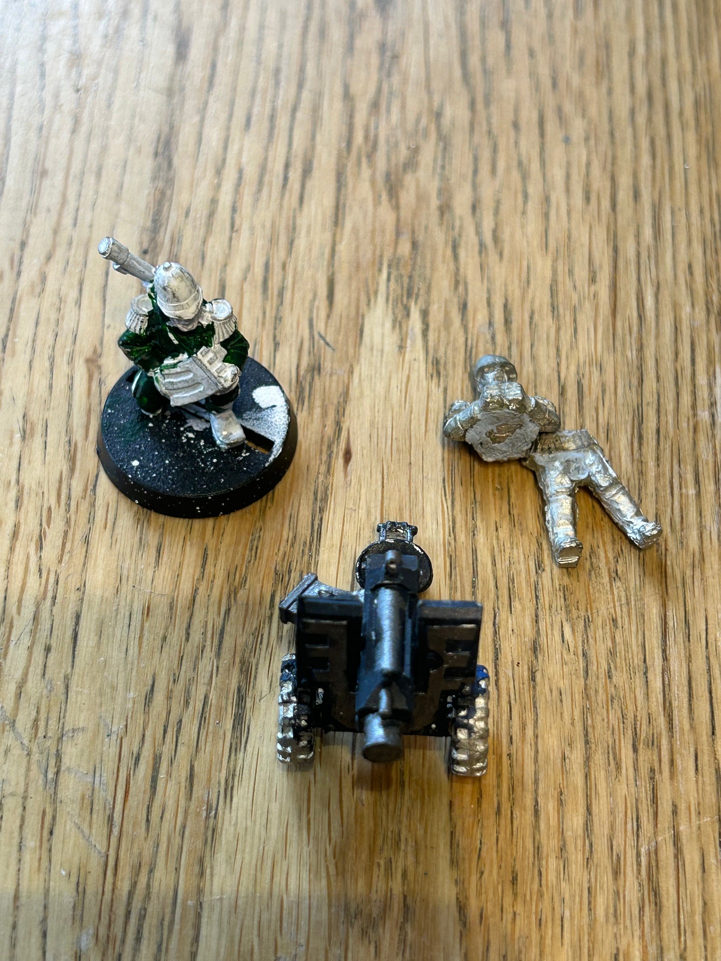 WARHAMMER 40K IMPERIAL GUARD ARMY-PRAETORIAN guardsman heavy bolter and crew
