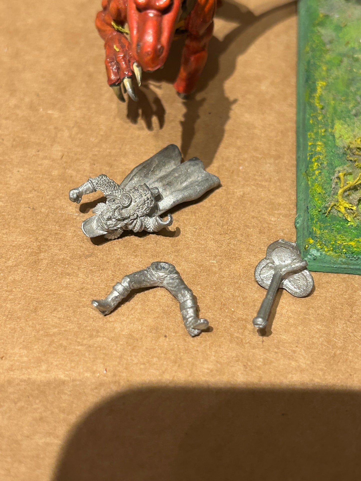Ral Partha Dragonlance Mini Huma's Silver Dragon, 1989, Model, Collectors