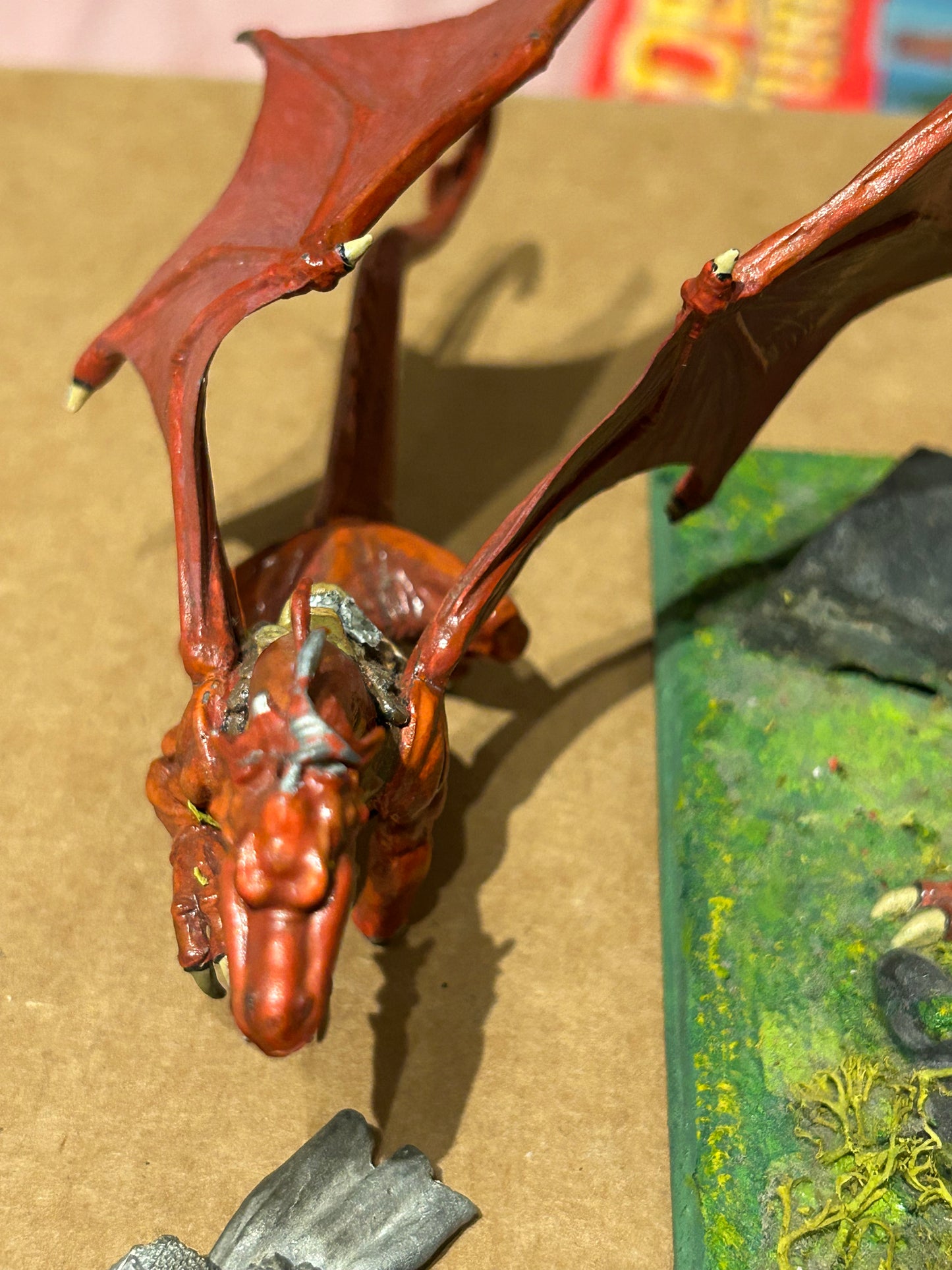 Ral Partha Dragonlance Mini Huma's Silver Dragon, 1989, Model, Collectors