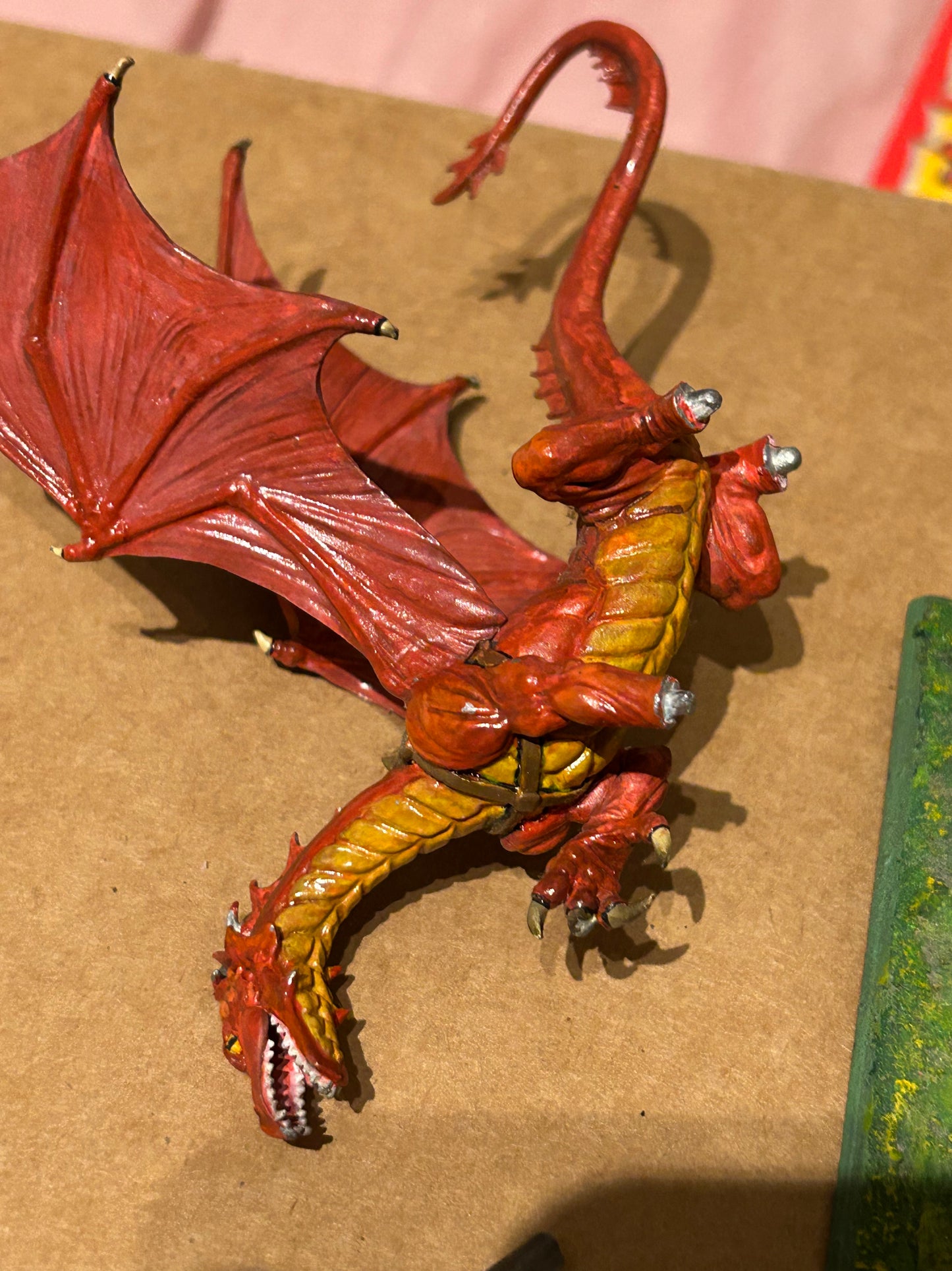 Ral Partha Dragonlance Mini Huma's Silver Dragon, 1989, Model, Collectors