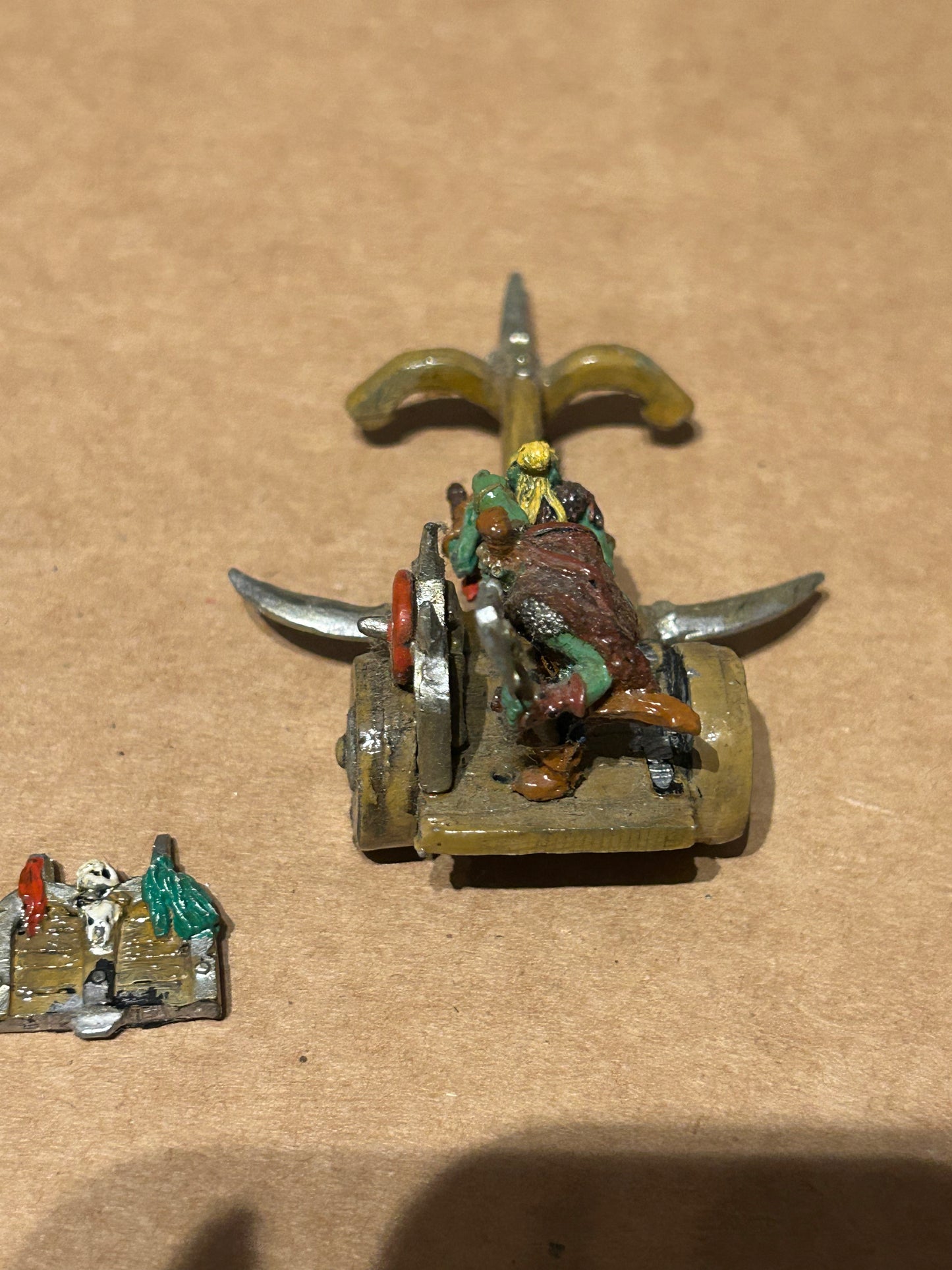 Games Workshop Citadel BN1 Chronicle Goblin Warlord Chariot inComplete Nick Lund