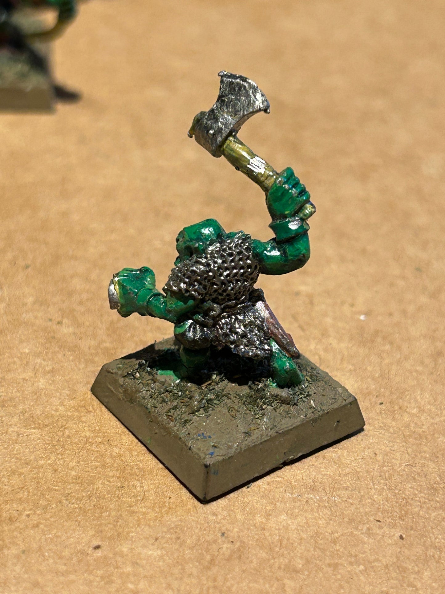 Warhammer fantasy marauder miniatures mm30 goblin with axe