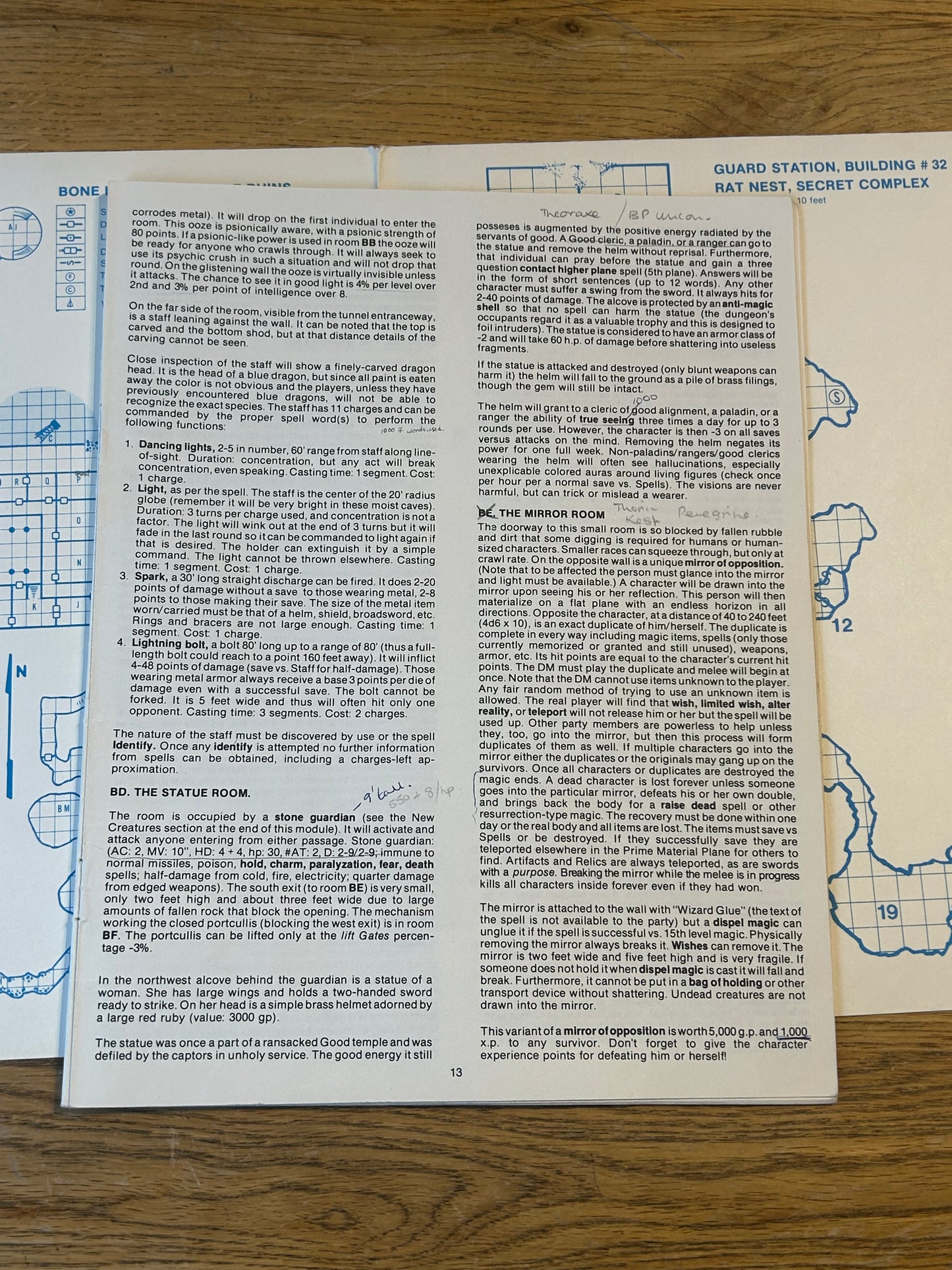 The Secret of Bone Hill by Leonard Lakofka AD&D Module L1 1981 (TSR)