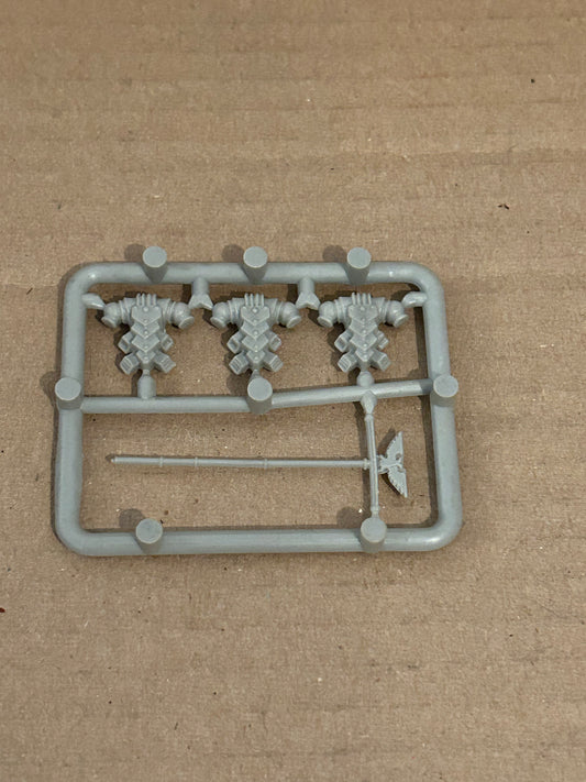 Warhammer 40K Space Marines - Back Pack bits on sprue (oop Rogue Trader era) 3 available