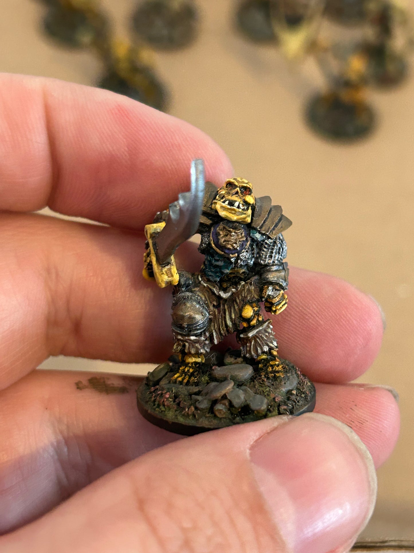 Warhammer fantasy undead proxies scotia Grendel undead orcs (11 models with mixed weapons includes command)