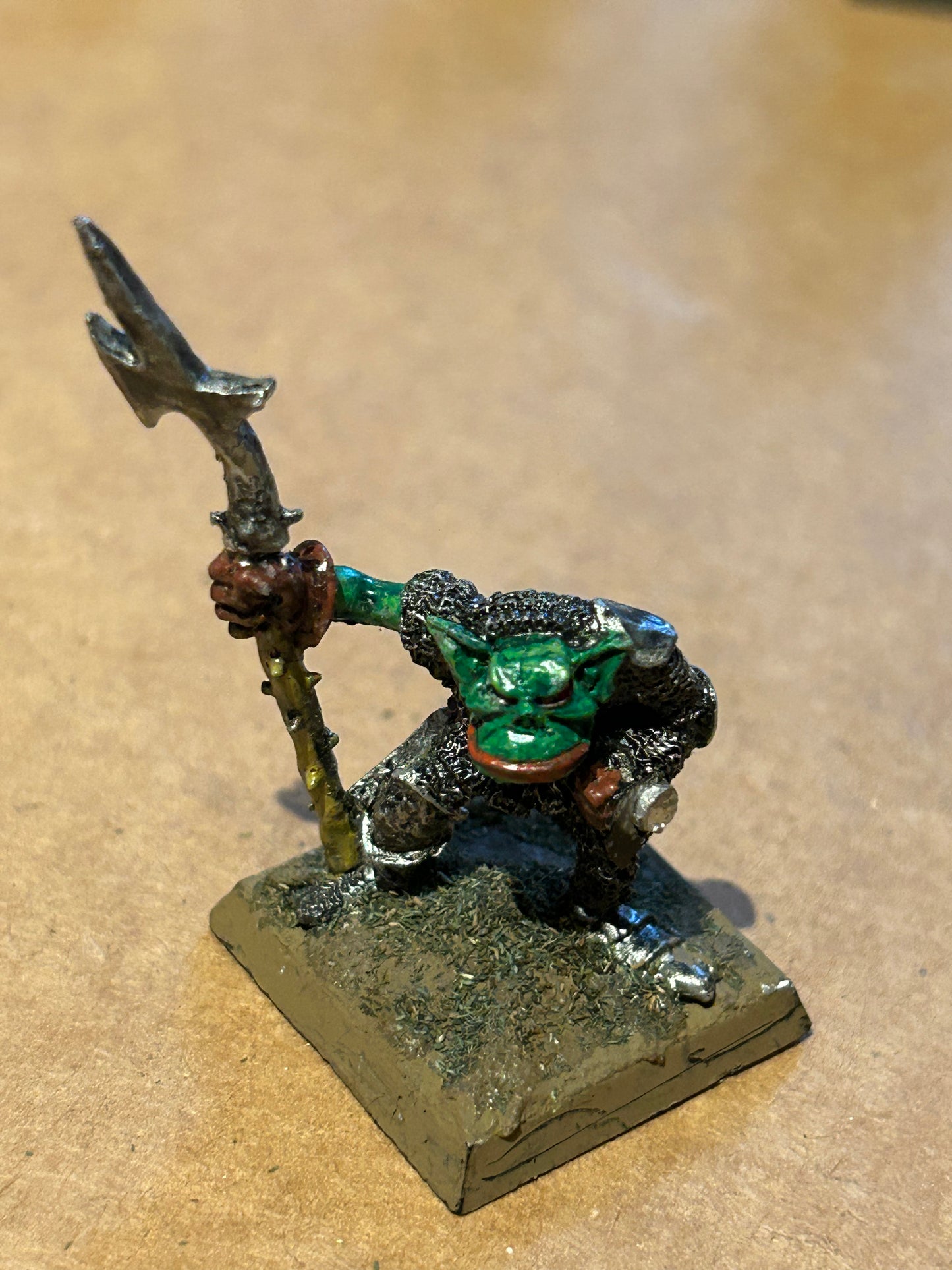 Warhammer Fantasy Old world Orc spearman Ruglud’s armoured orcs