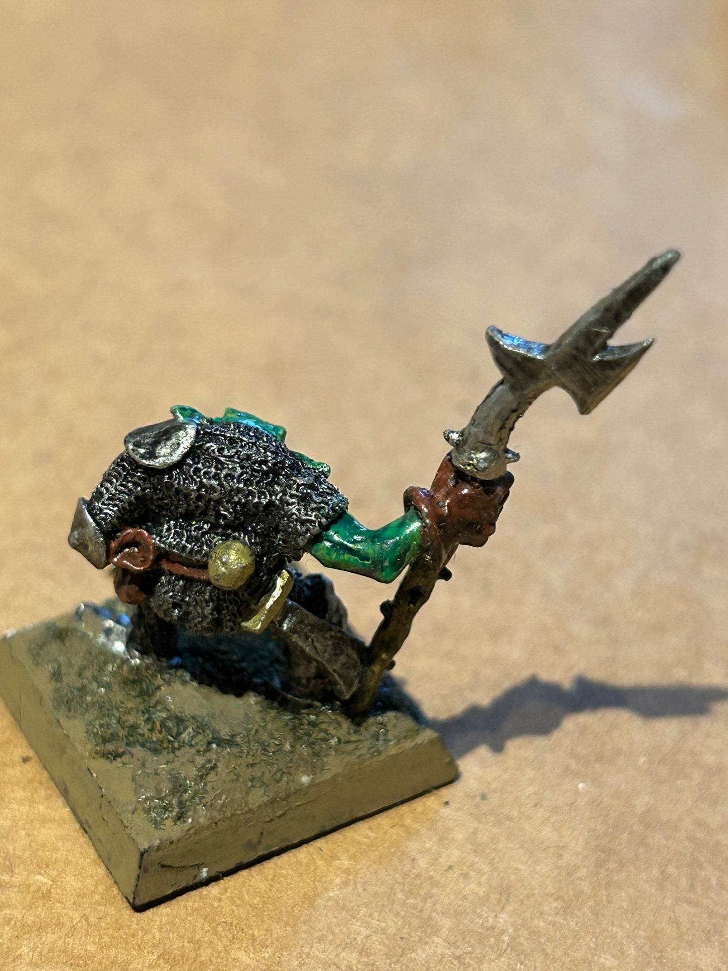 Warhammer Fantasy Old world Orc spearman Ruglud’s armoured orcs