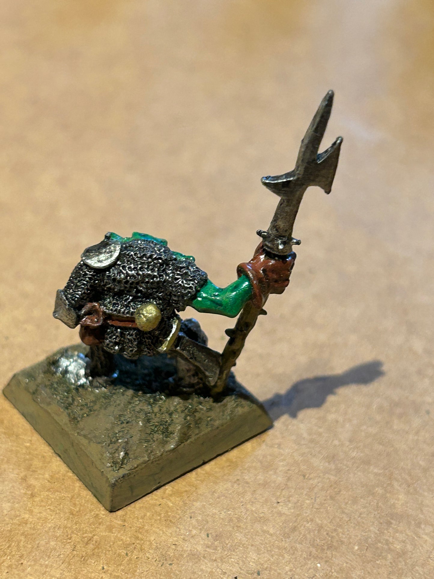 Warhammer Fantasy Old world Orc spearman Ruglud’s armoured orcs
