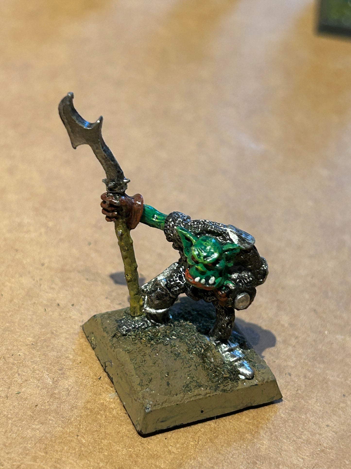 Warhammer Fantasy Old world Orc spearman Ruglud’s armoured orcs