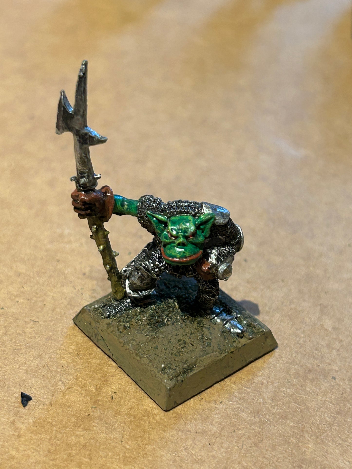 Warhammer Fantasy Old world Orc spearman Ruglud’s armoured orcs