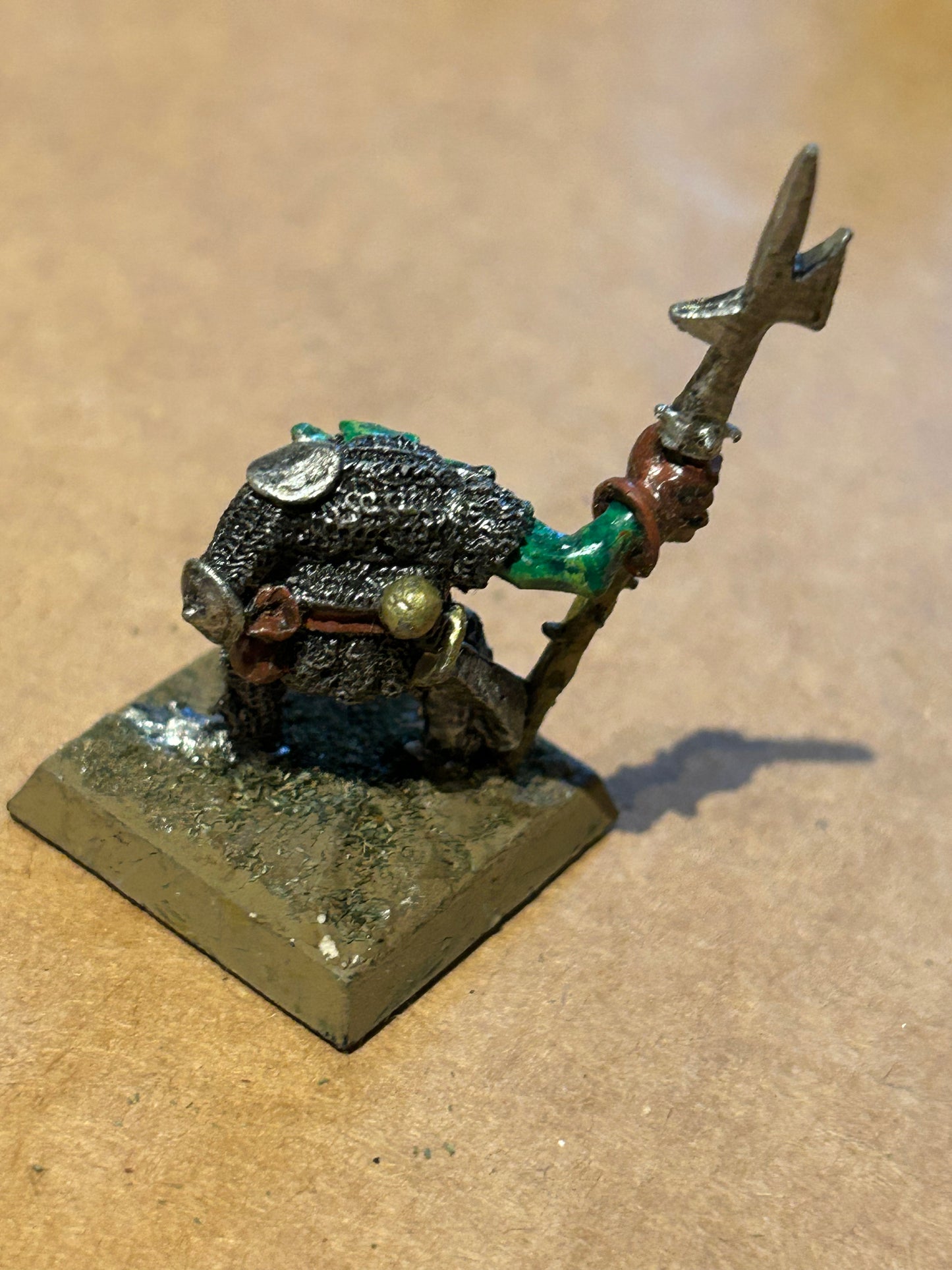 Warhammer Fantasy Old world Orc spearman Ruglud’s armoured orcs