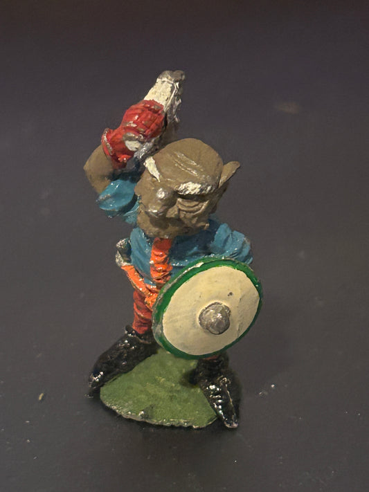 Citadel C12 FTG4 Great Gnoll Goblin attacking with flail and shield