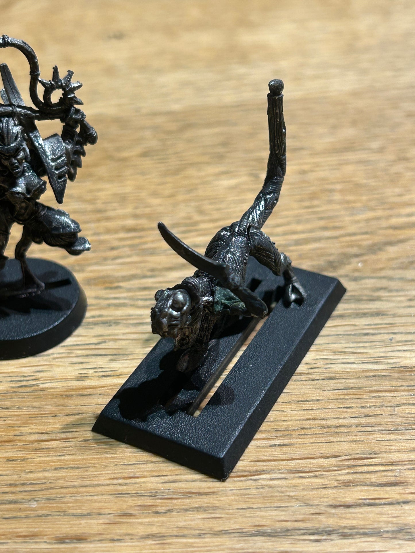DRUKHARI BEASTMASTER WITH WARP BEAST DARK ELDAR METAL WARHAMMER 40K 40,000