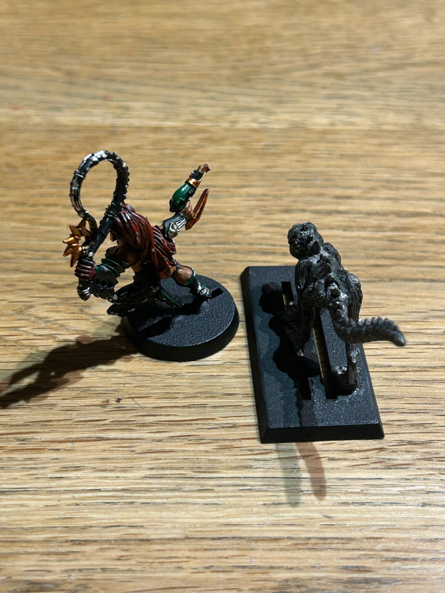 DRUKHARI BEASTMASTER WITH WARP BEAST DARK ELDAR METAL WARHAMMER 40K 40,000