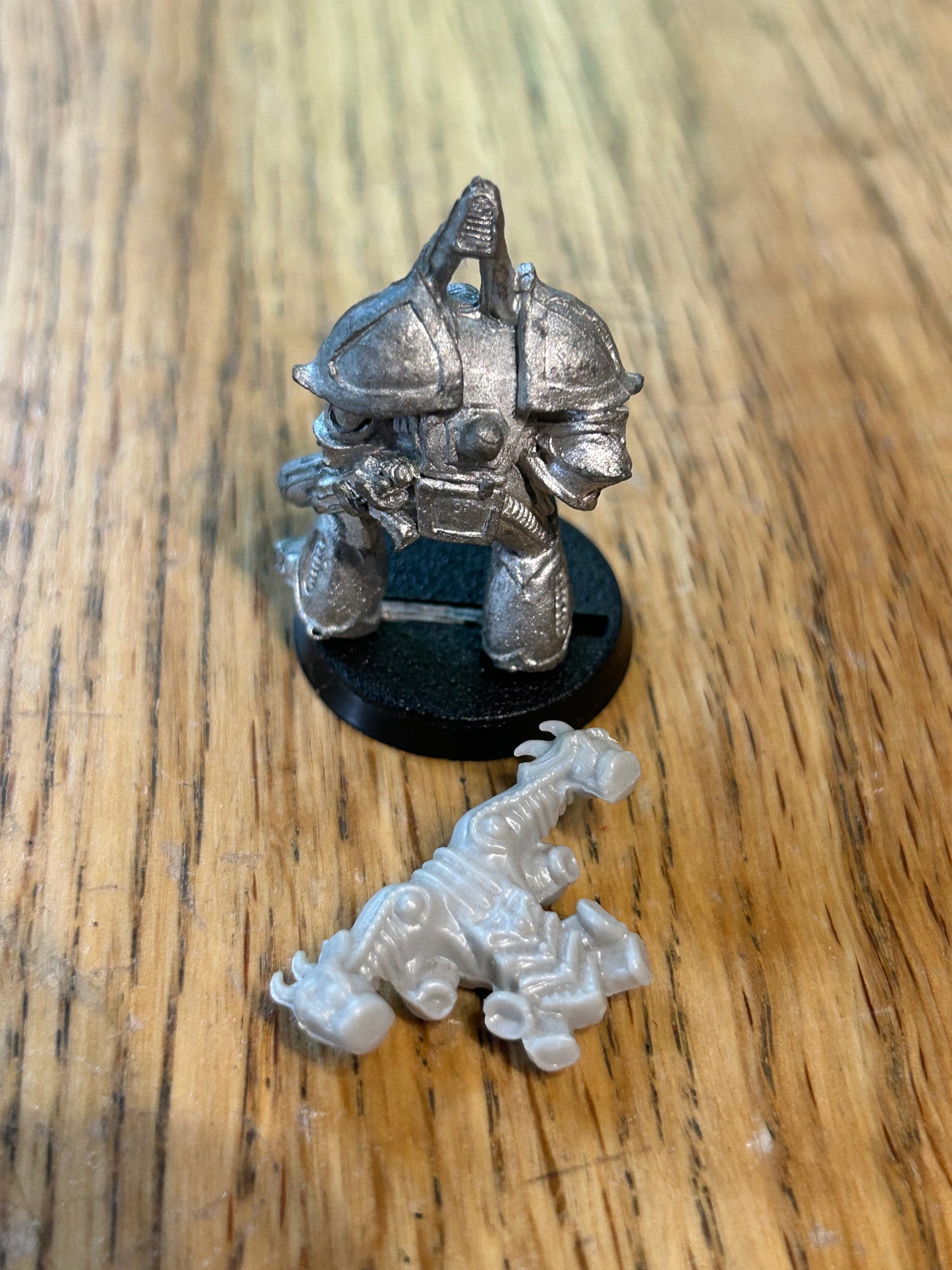 Warhammer 40k Rogue Trader Chaos Space Marine with melta gun - Metal with back pack