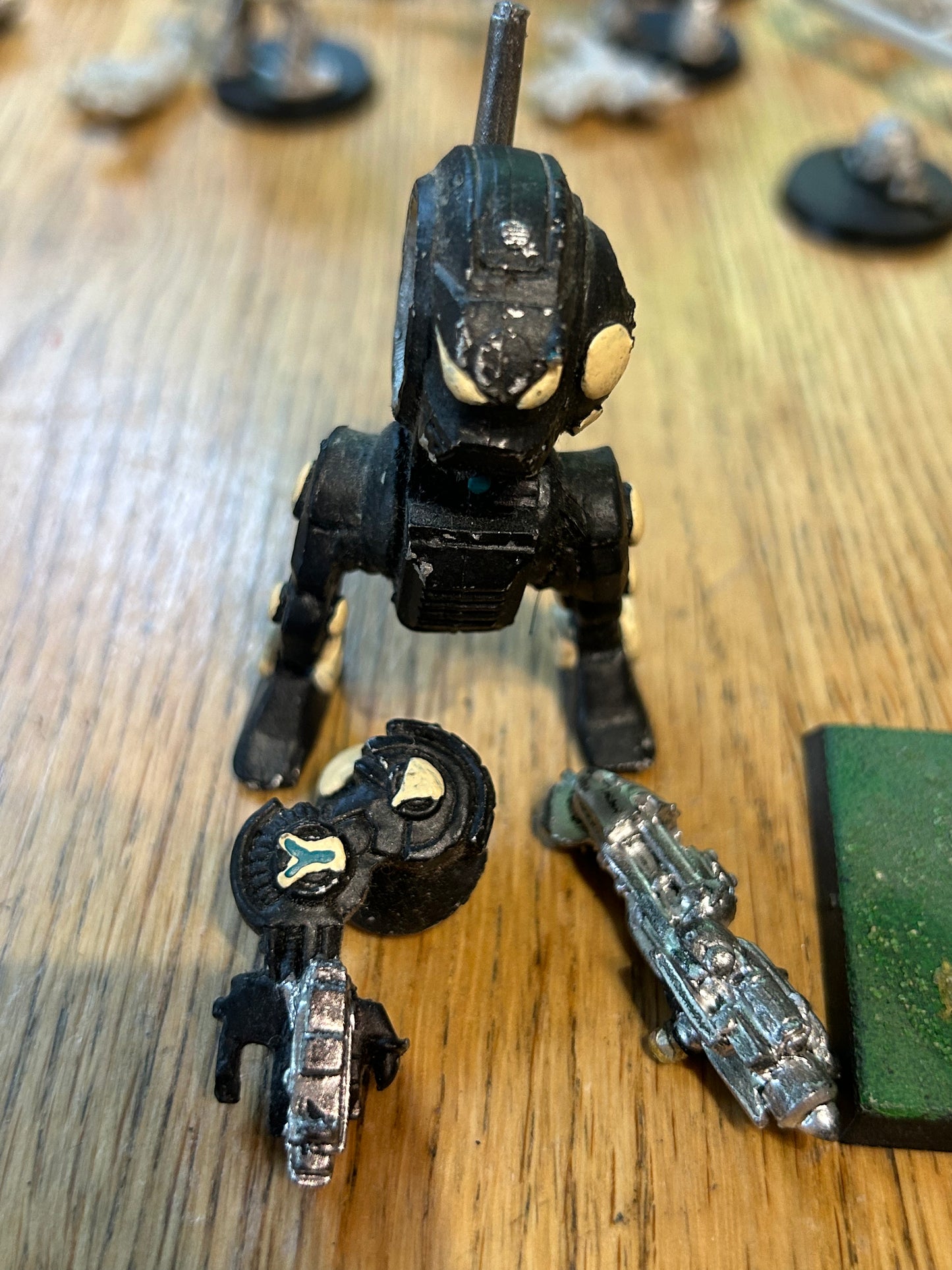 Warhammer 40K Space Marine Dreadnought, Metal - Rogue Trader, with missile launcher