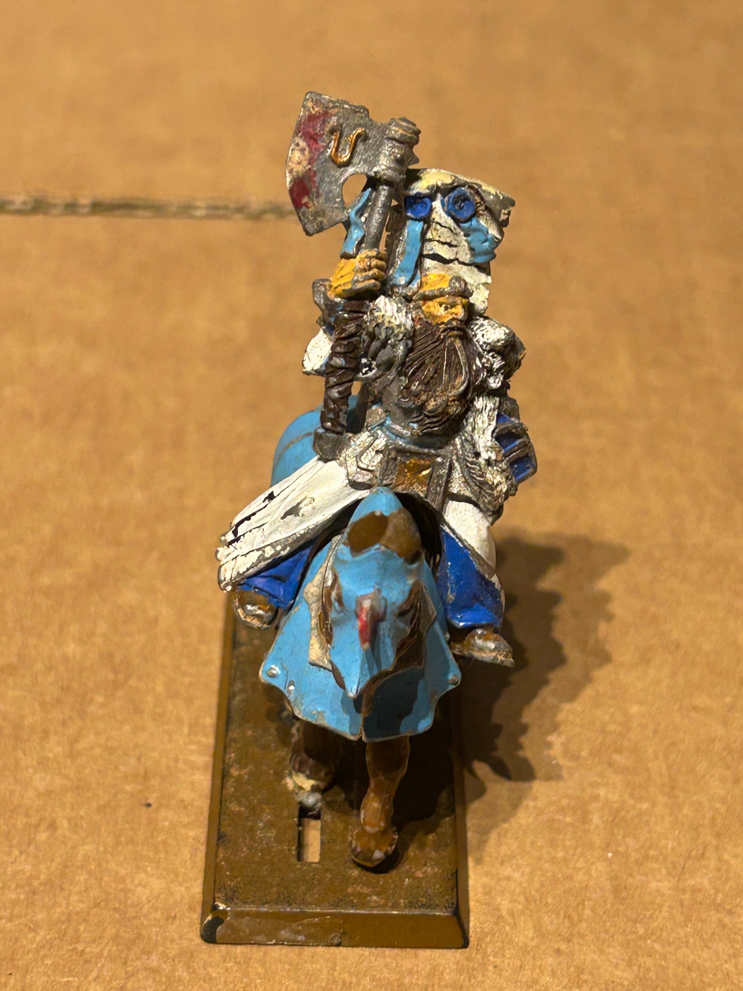 Warhammer Fantasy Old World Warrior Priest of Ulric mounted