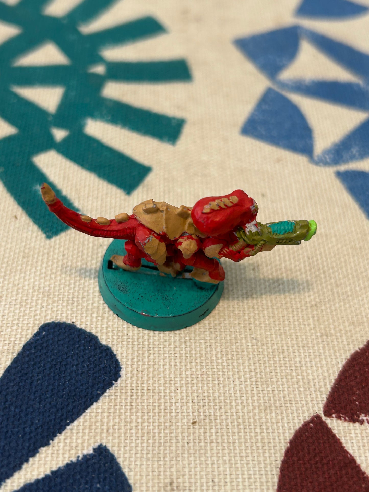 Vintage Warhammer 40k Tyranids Termagant With Fleshborer Metal