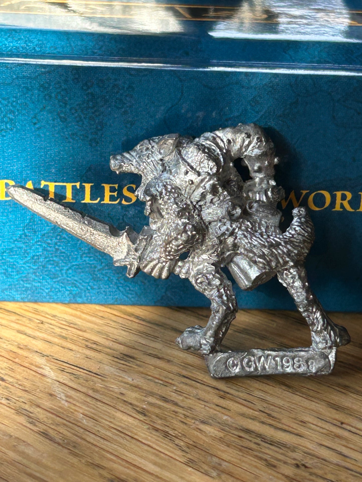 Beastman of Khorne Khorngor with sword 0220 Metal Citadel Realms of Chaos warhammer fantasy