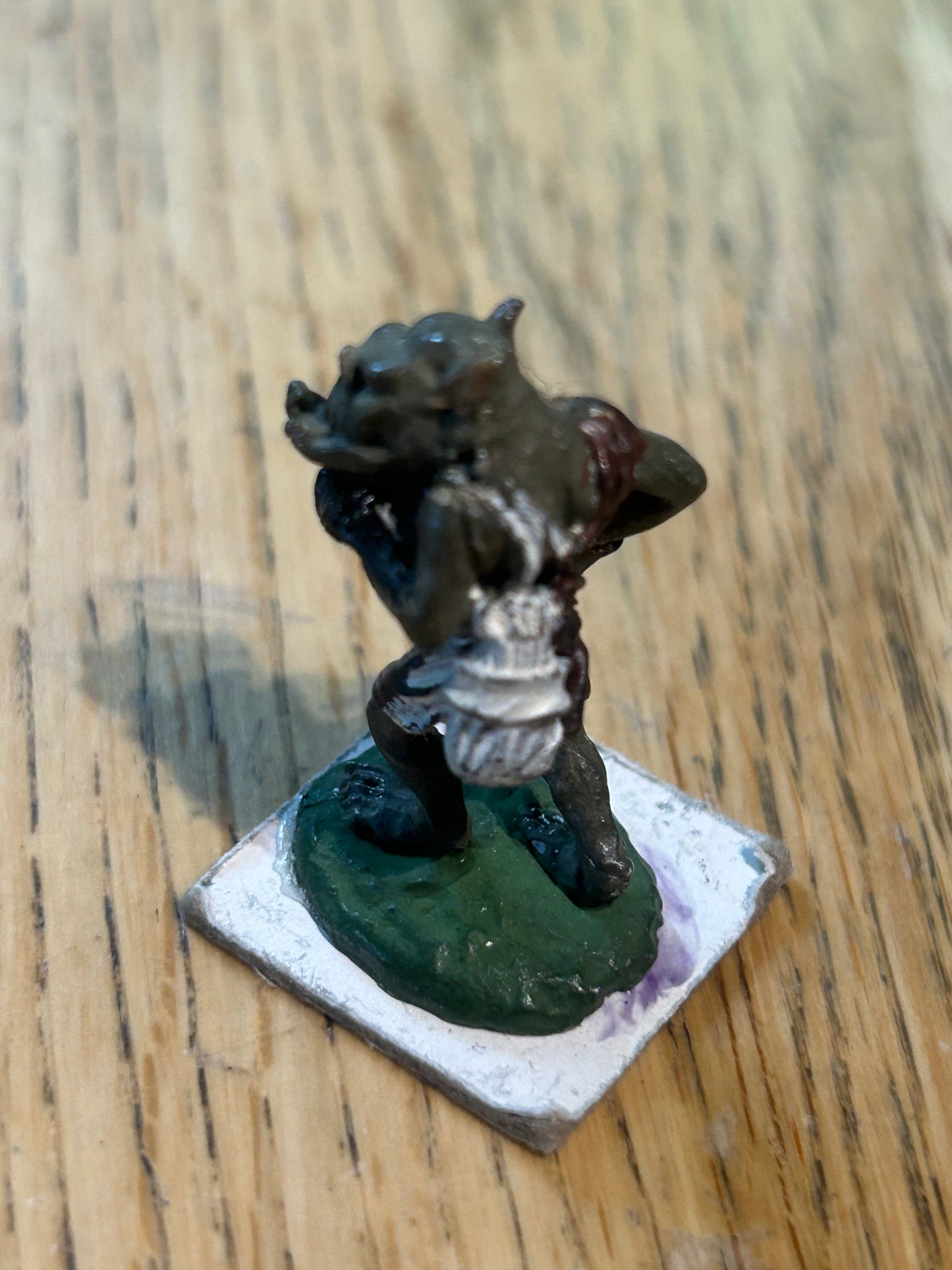 Citadel - Pre Slotta - Warhammer - C15 armoured Orc Warrior - with crossbow 1984