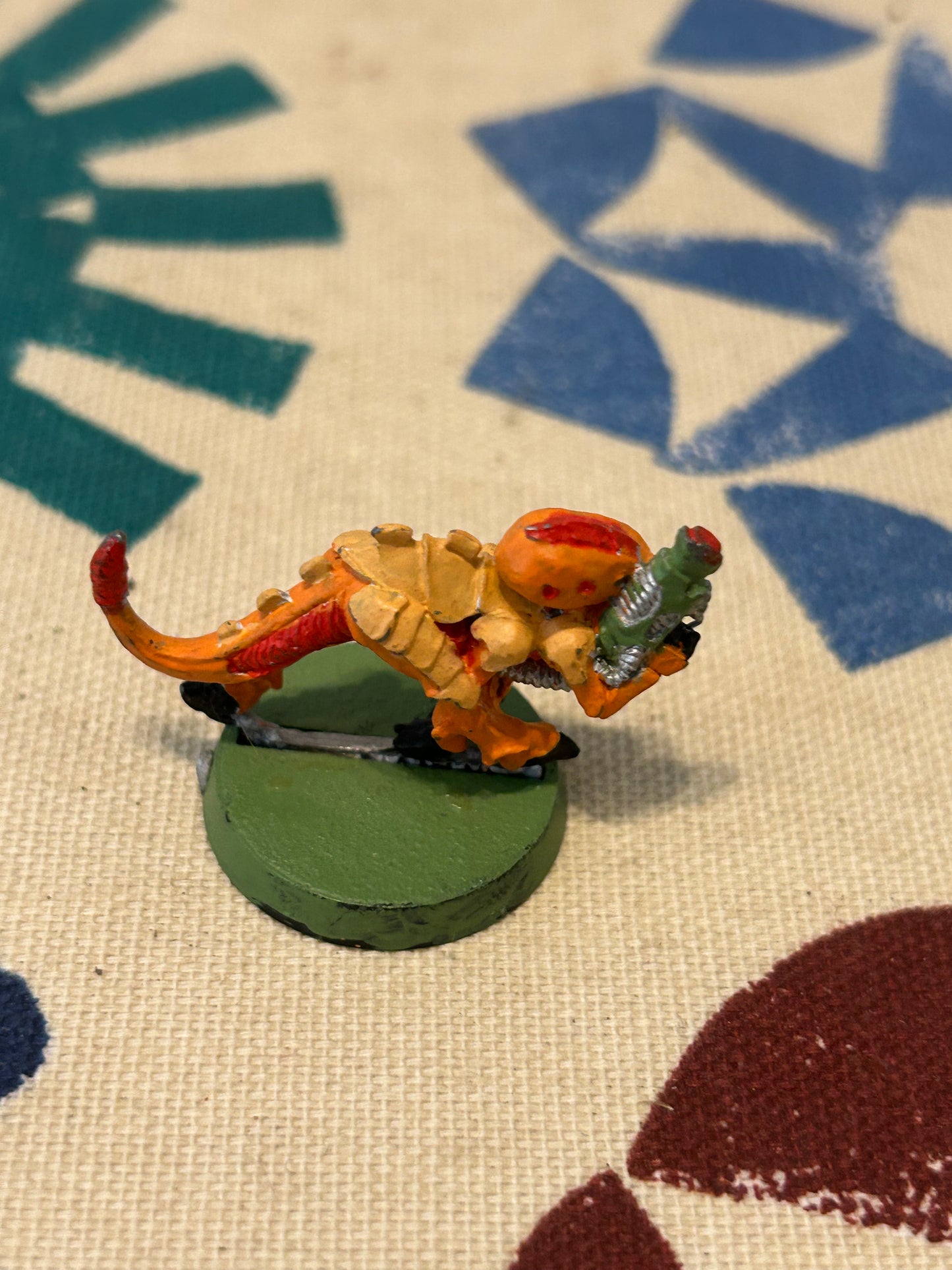 Vintage Warhammer 40k Tyranids Termagant With Fleshborer Metal