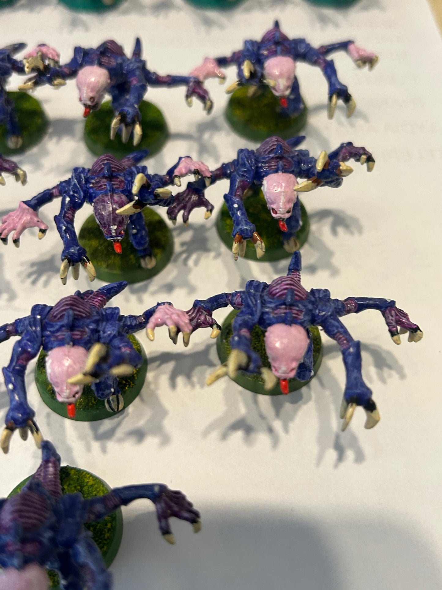 Warhammer 40k 10 plastic Genestealers tyranids