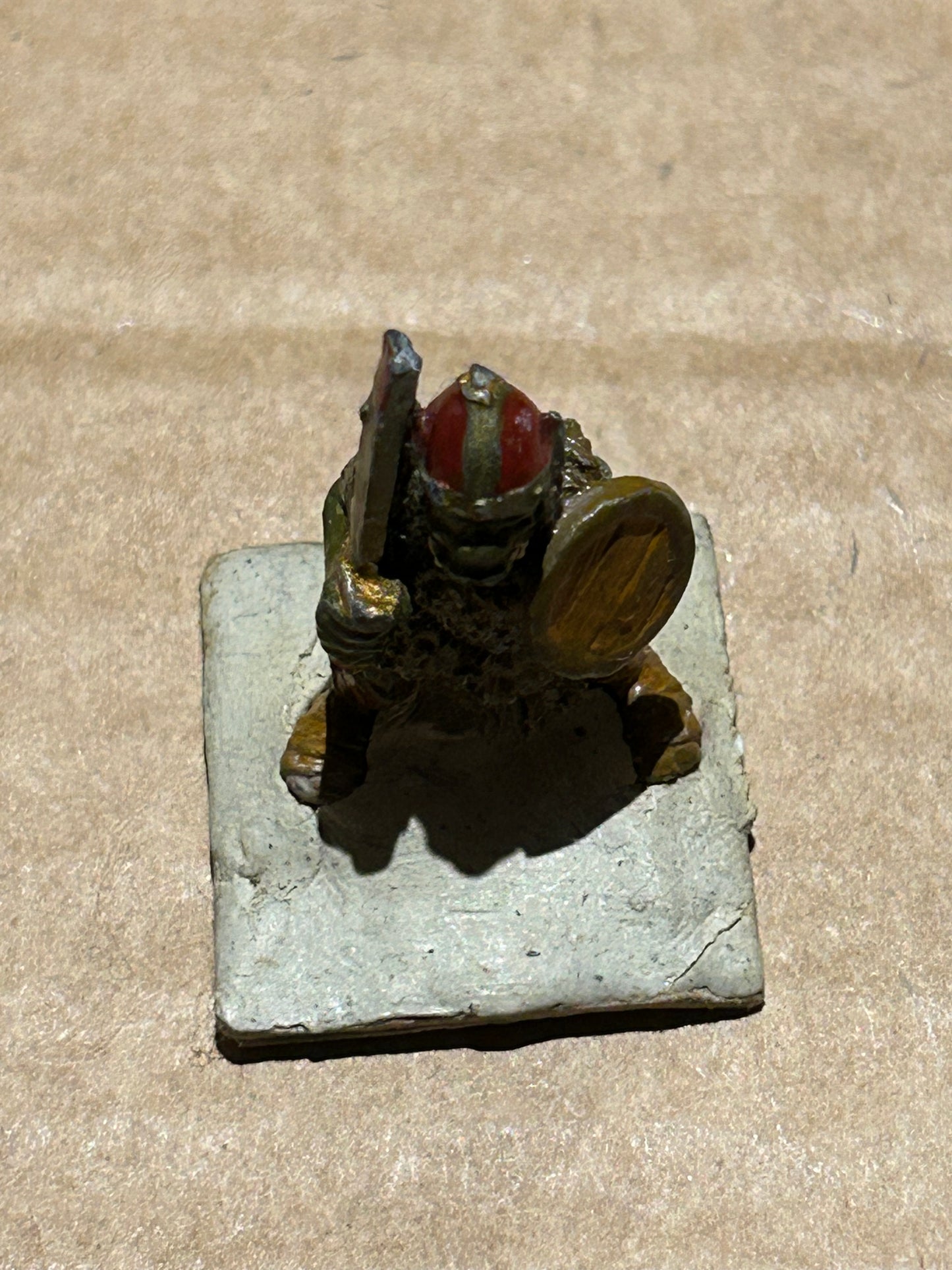 Warhammer fantasy - Pre Slotta - RR3 - Groms Goblin Guard - Trooper , 1984