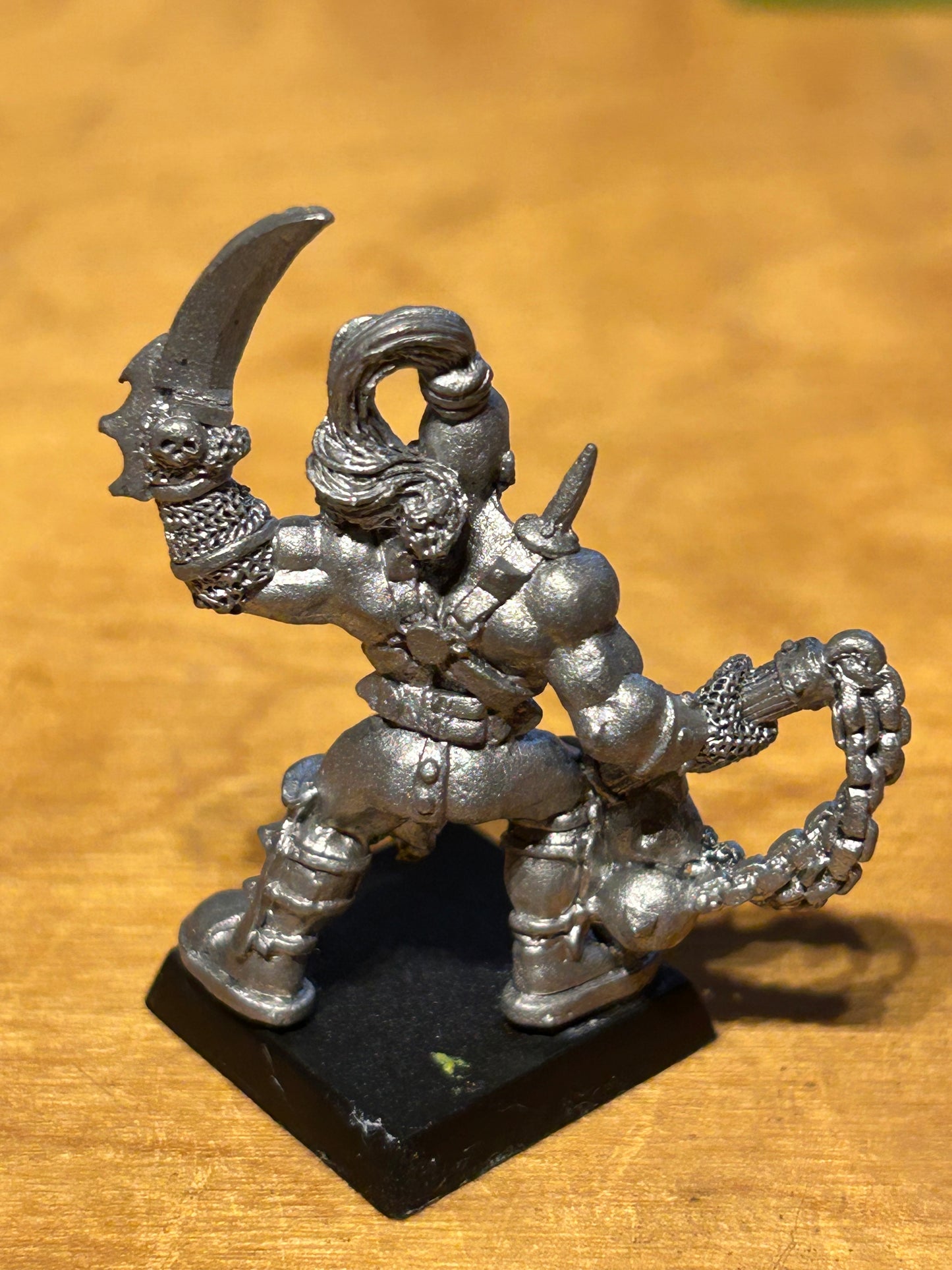 PIT FIGHTER CHARACTER HERO WARHAMMER QUEST METAL GAMES WORKSHOP 1998 BARBARIAN (no tab)