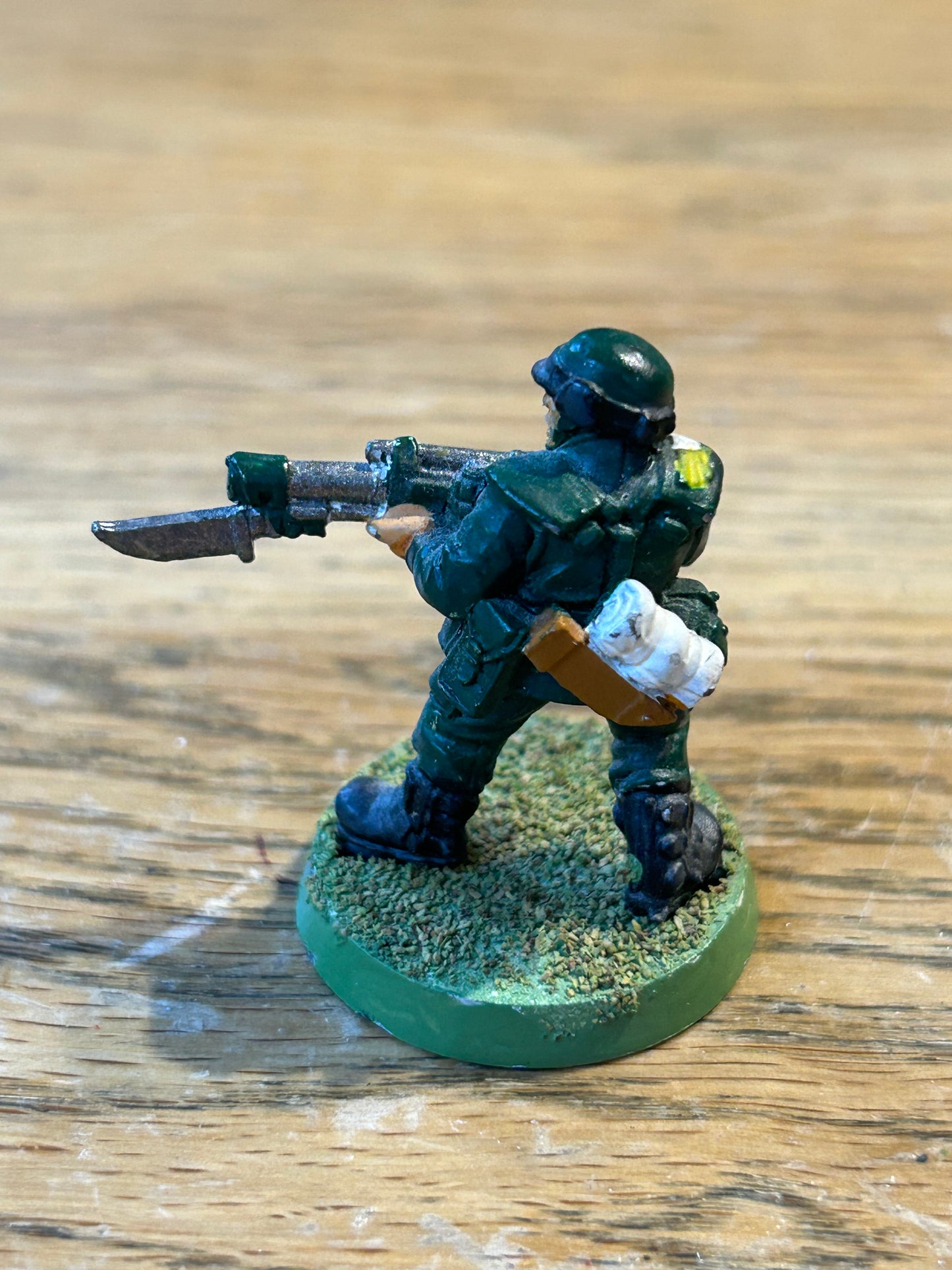 The Warhammer 40k imperial guard cadian trooper