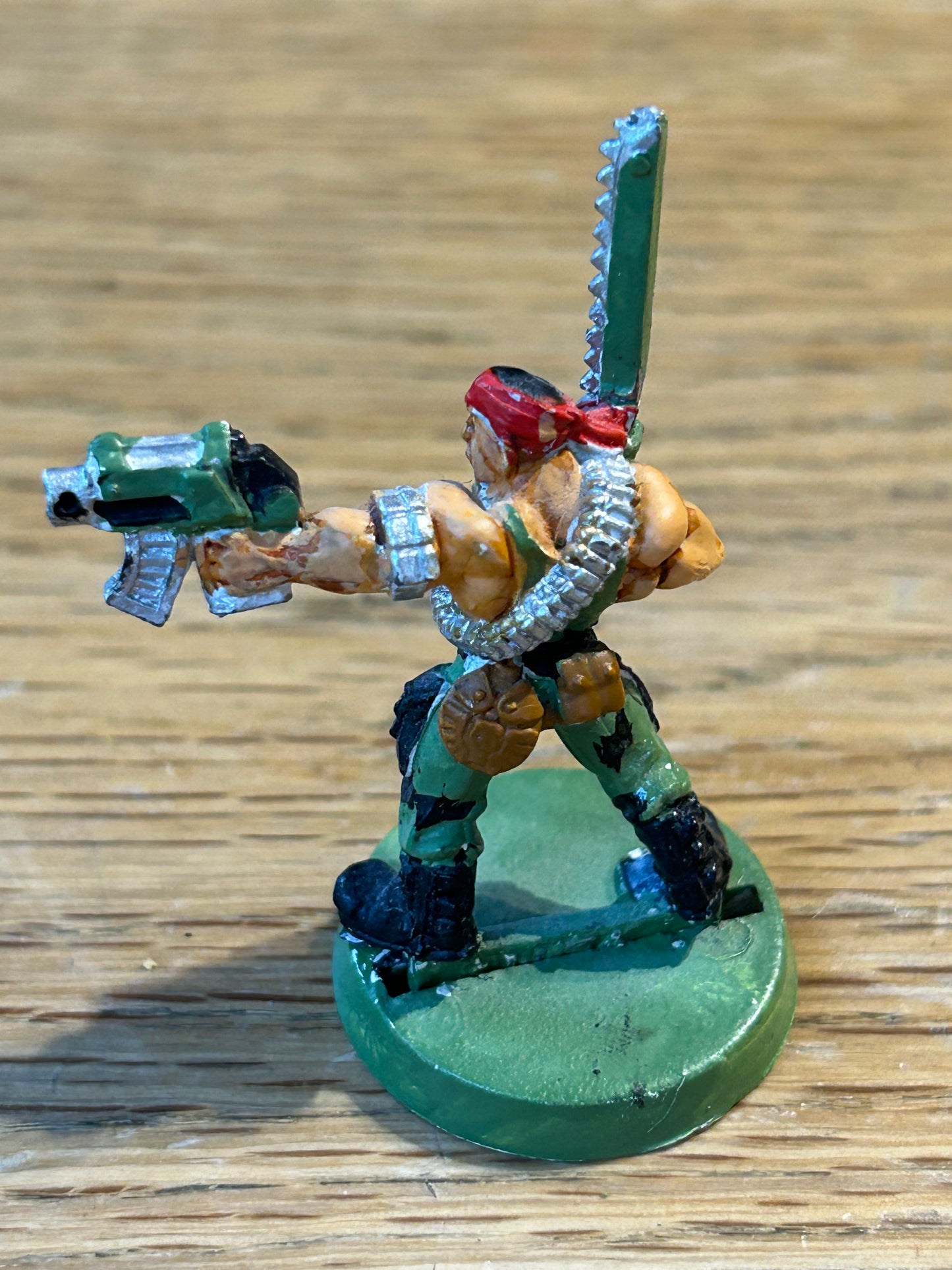 Warhammer 40k Metal Catachan sergeant Jungle Fighters Imperial Guard