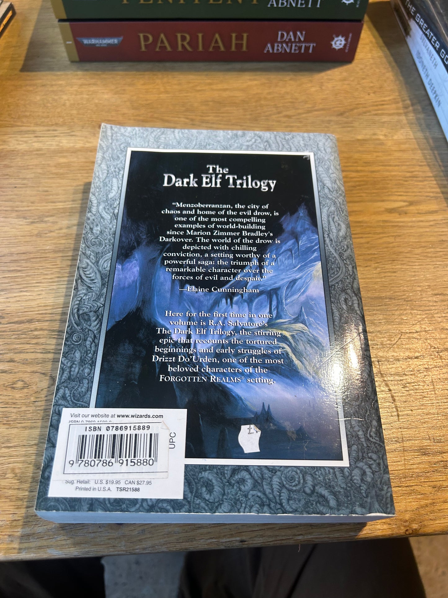 Forgotten Realms The Dark Elf Trilogy Collector's Edition R A salvatore