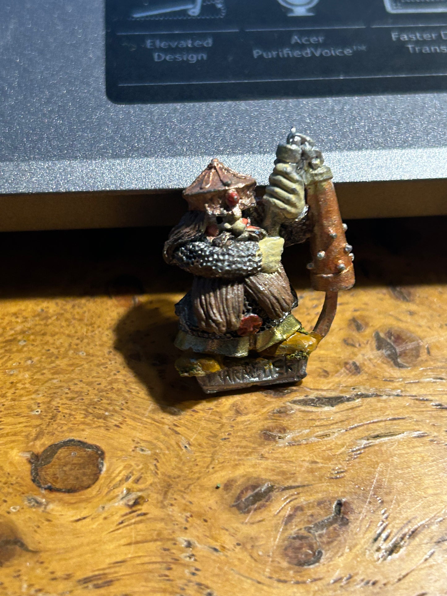 Warhammer fantasy marauder miniatures dwarf long beard with flail