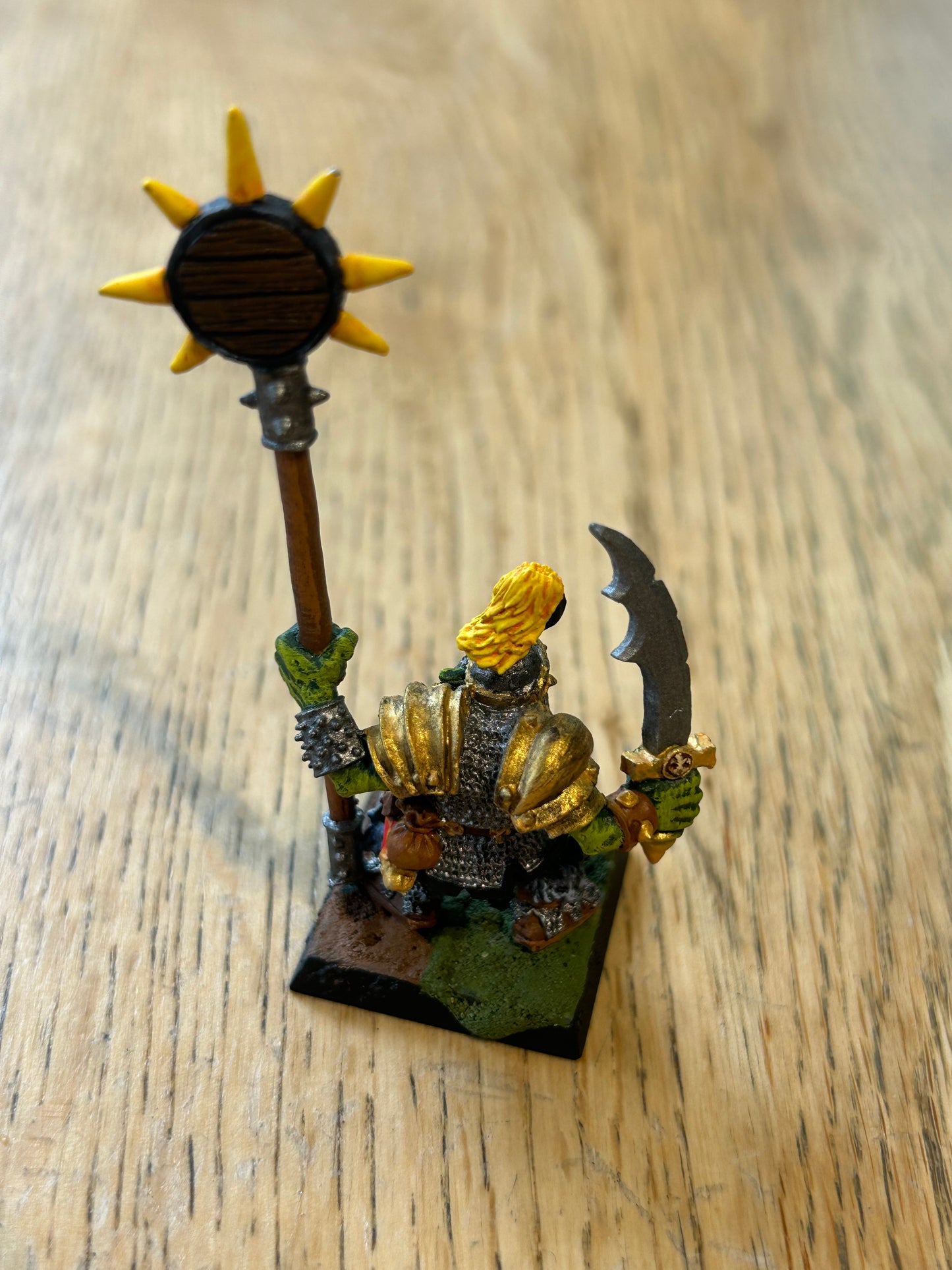 Warhammer fantasy orcs orc standard bearer