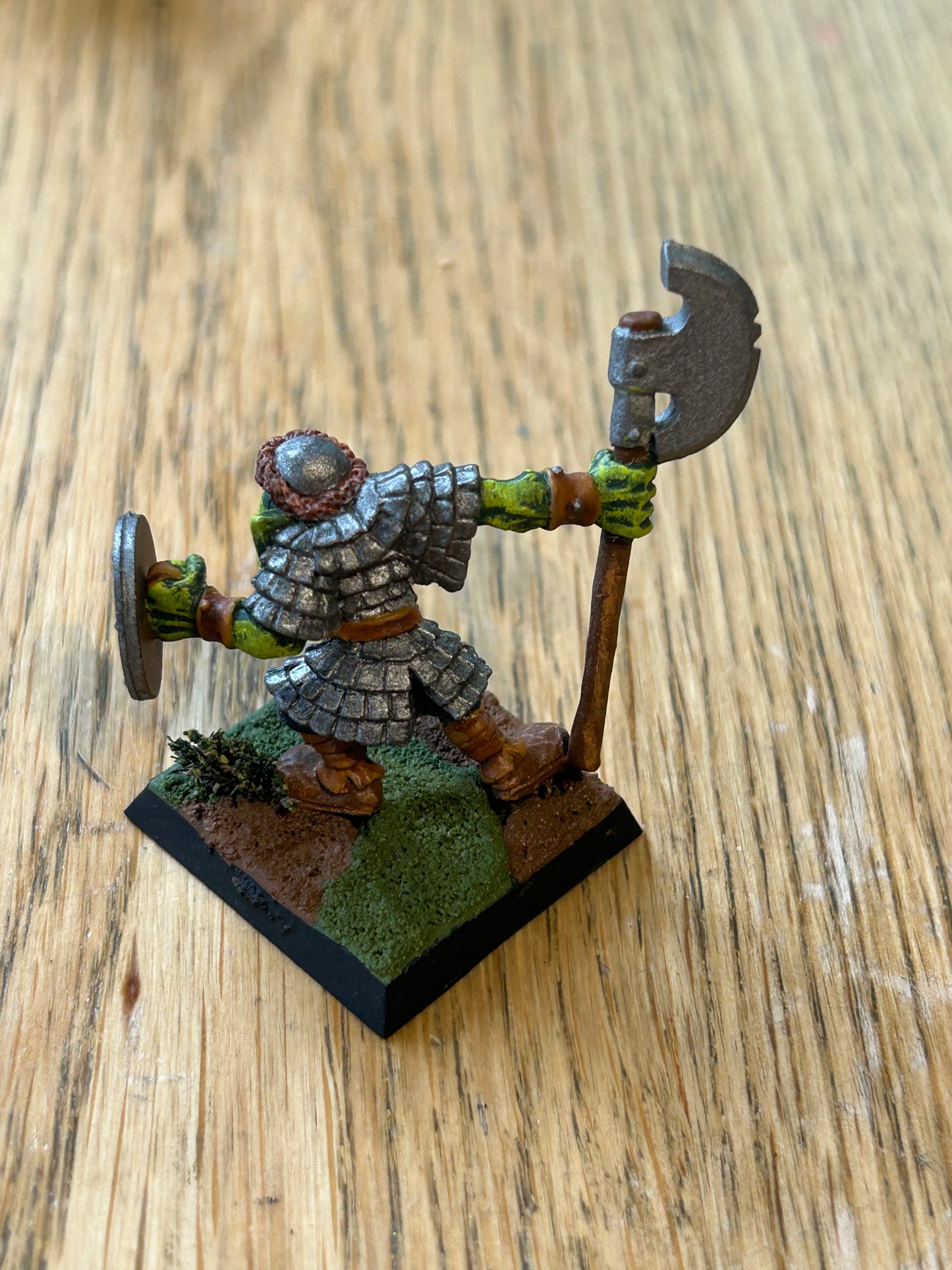 Warhammer fantasy marauder miniatures orc with double handed axe