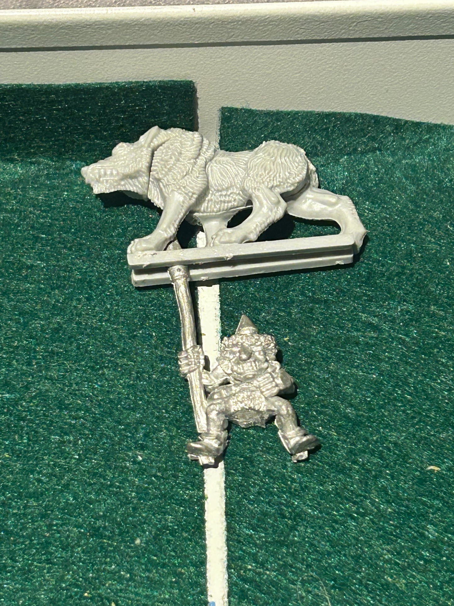 Warhammer fantasy marauder miniatures goblin wolf rider with spear
