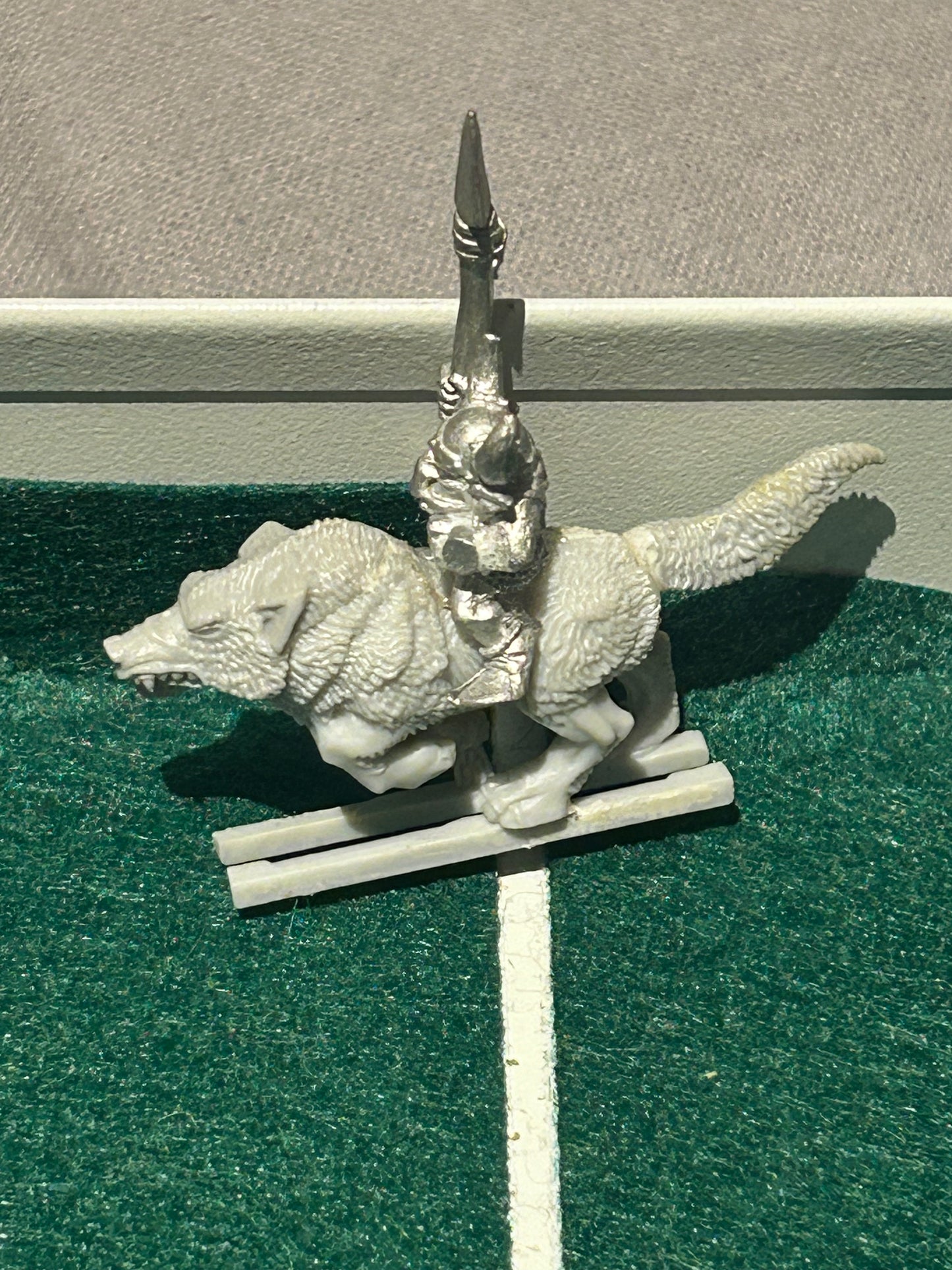 Warhammer fantasy marauder miniatures goblin wolf rider with spear