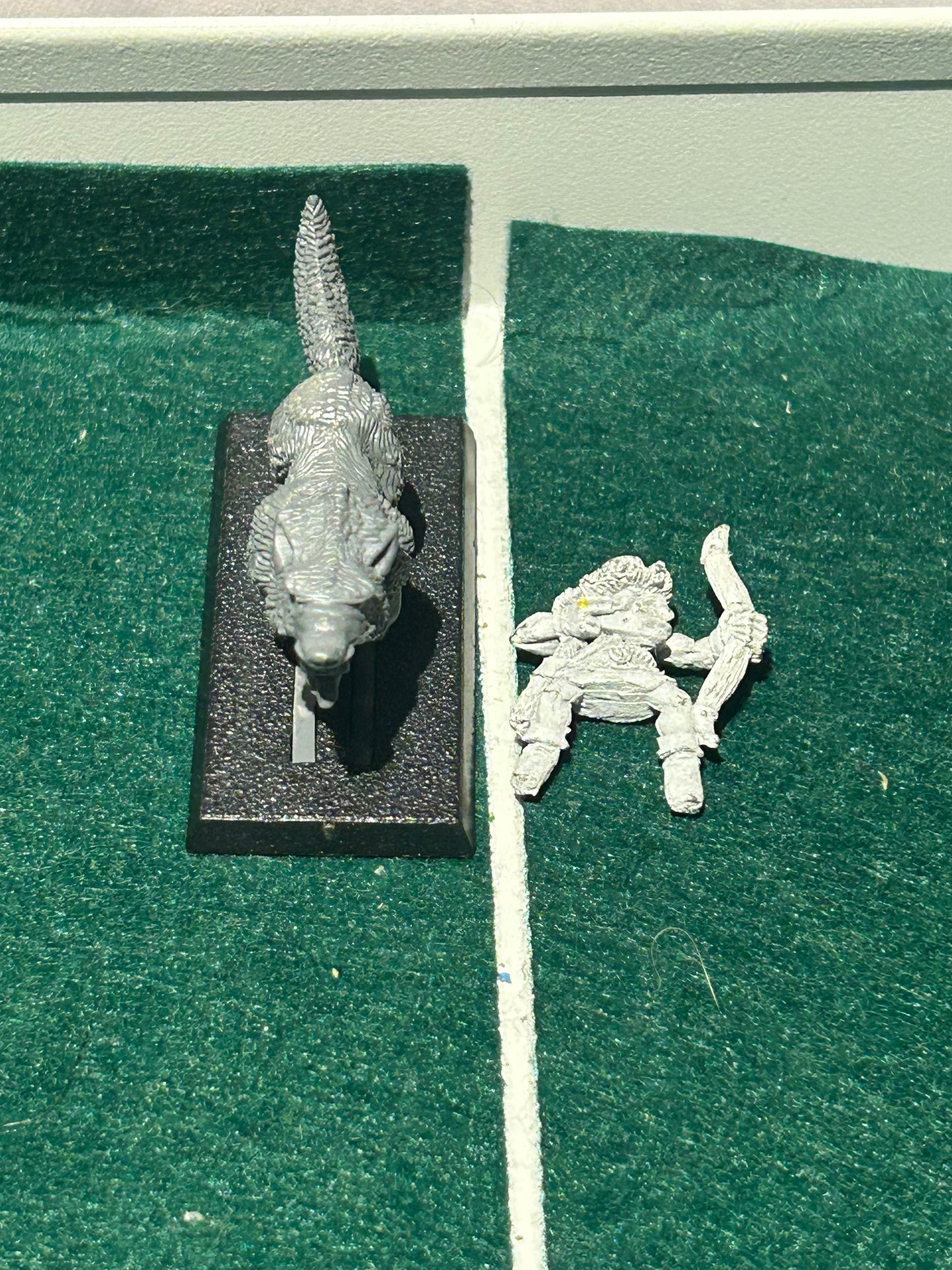 Warhammer fantasy marauder miniatures goblin wolf rider with bow