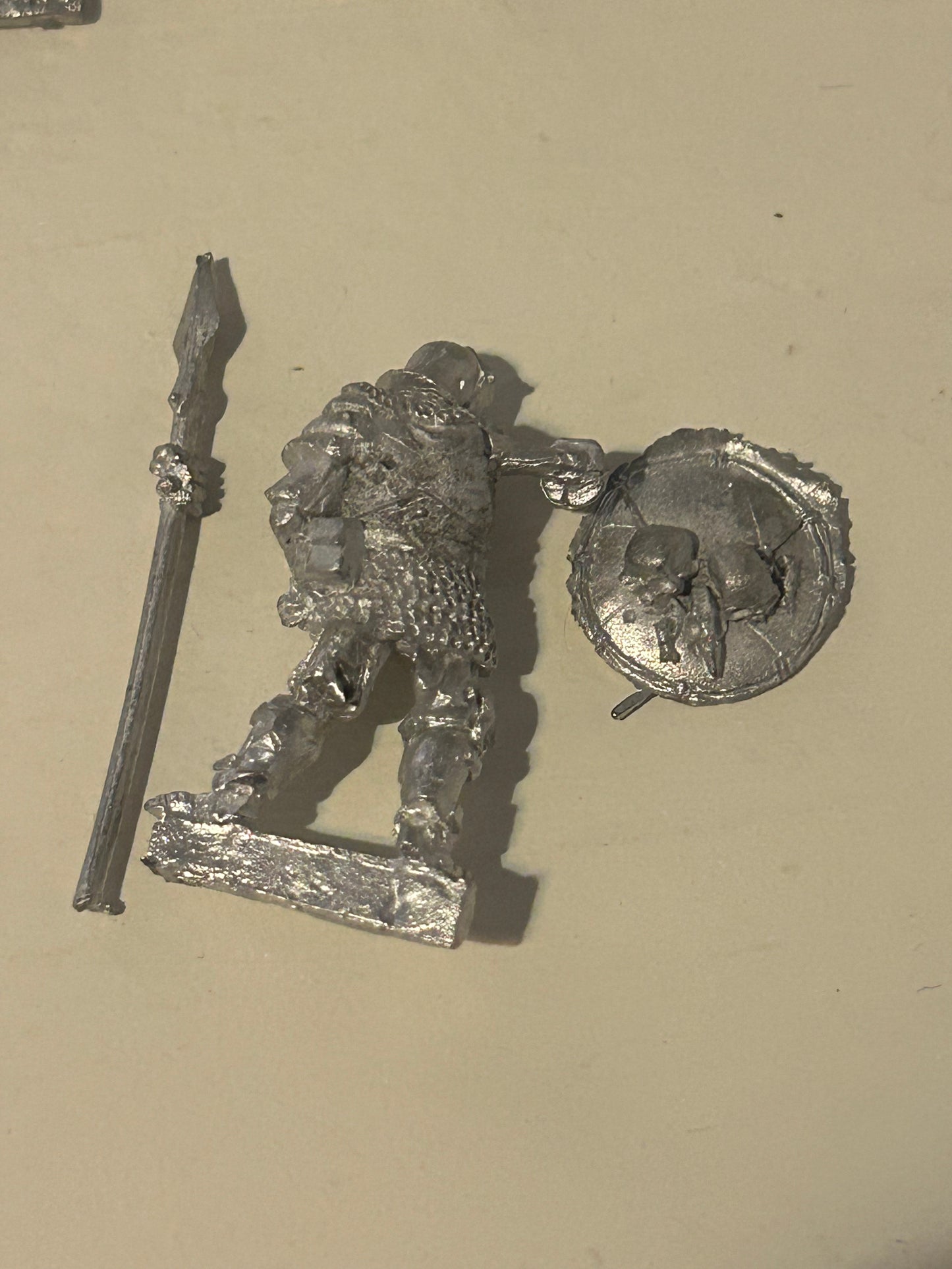 Diehard miniatures Obsidian Legion-Skeletal Renowned Regiment skeleton with spear