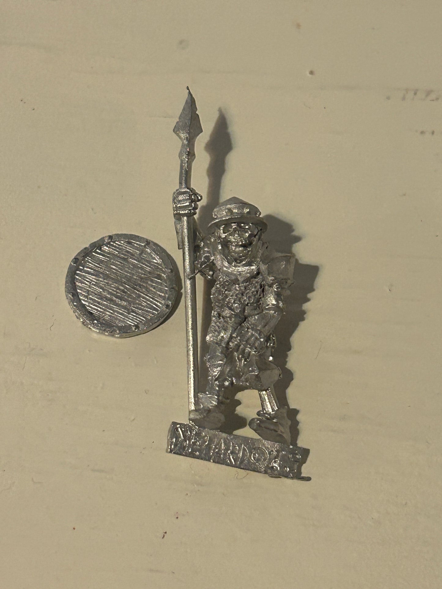 Diehard miniatures Obsidian Legion-Skeletal Renowned Regiment skeleton with spear