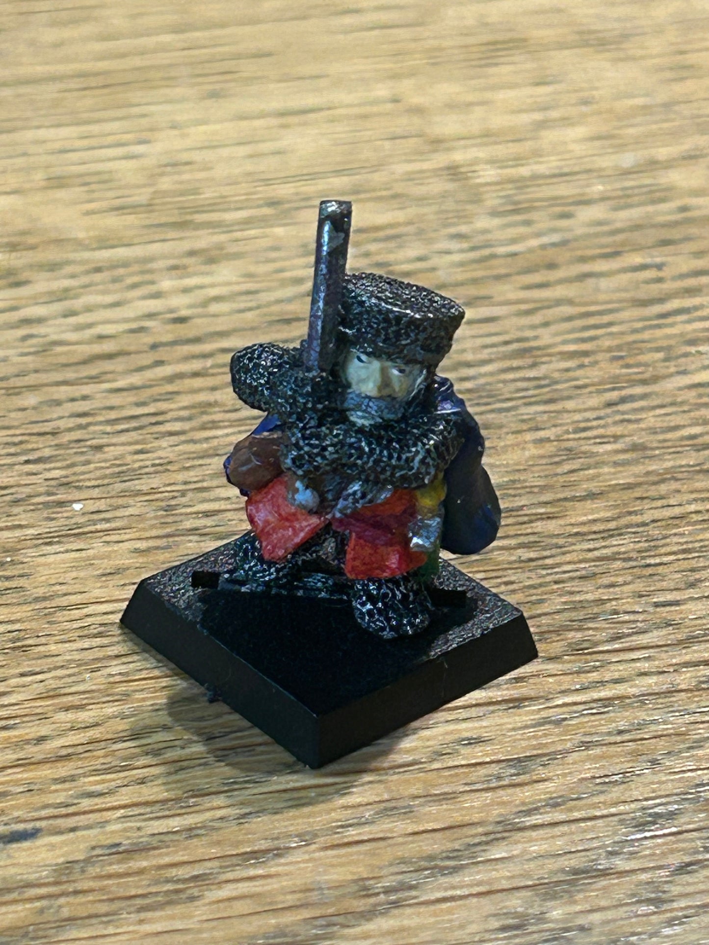 1987 Imperial Dwarf 0308 03 Bolsh Orc Cleaver Command Group Champion Warhammer