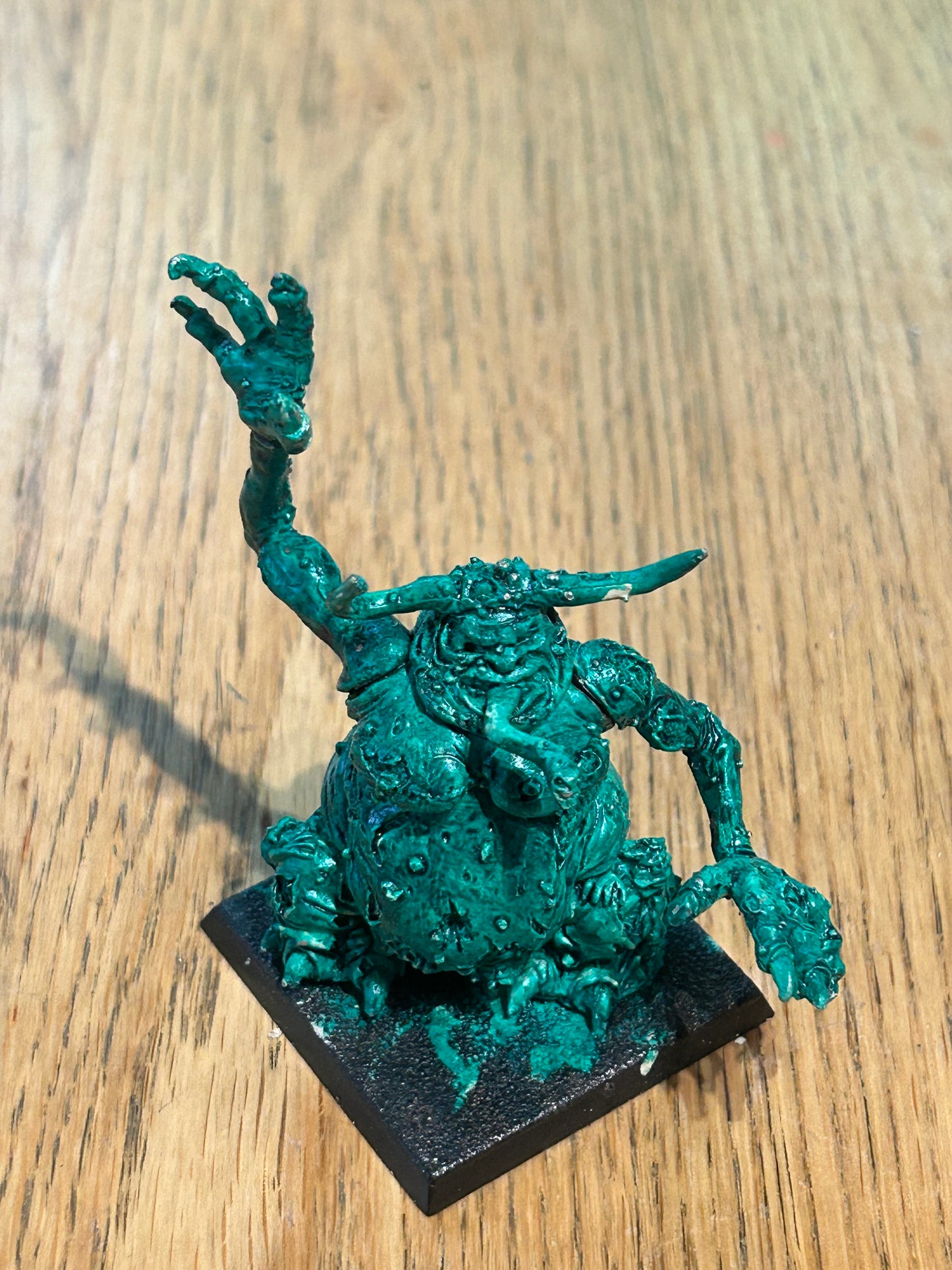 Warhammer Fantasy, Great Unclean One, Nurgle Greater Deamon of Chaos, metal (arm sockets have been pinned to enable arms to sit in nicely)