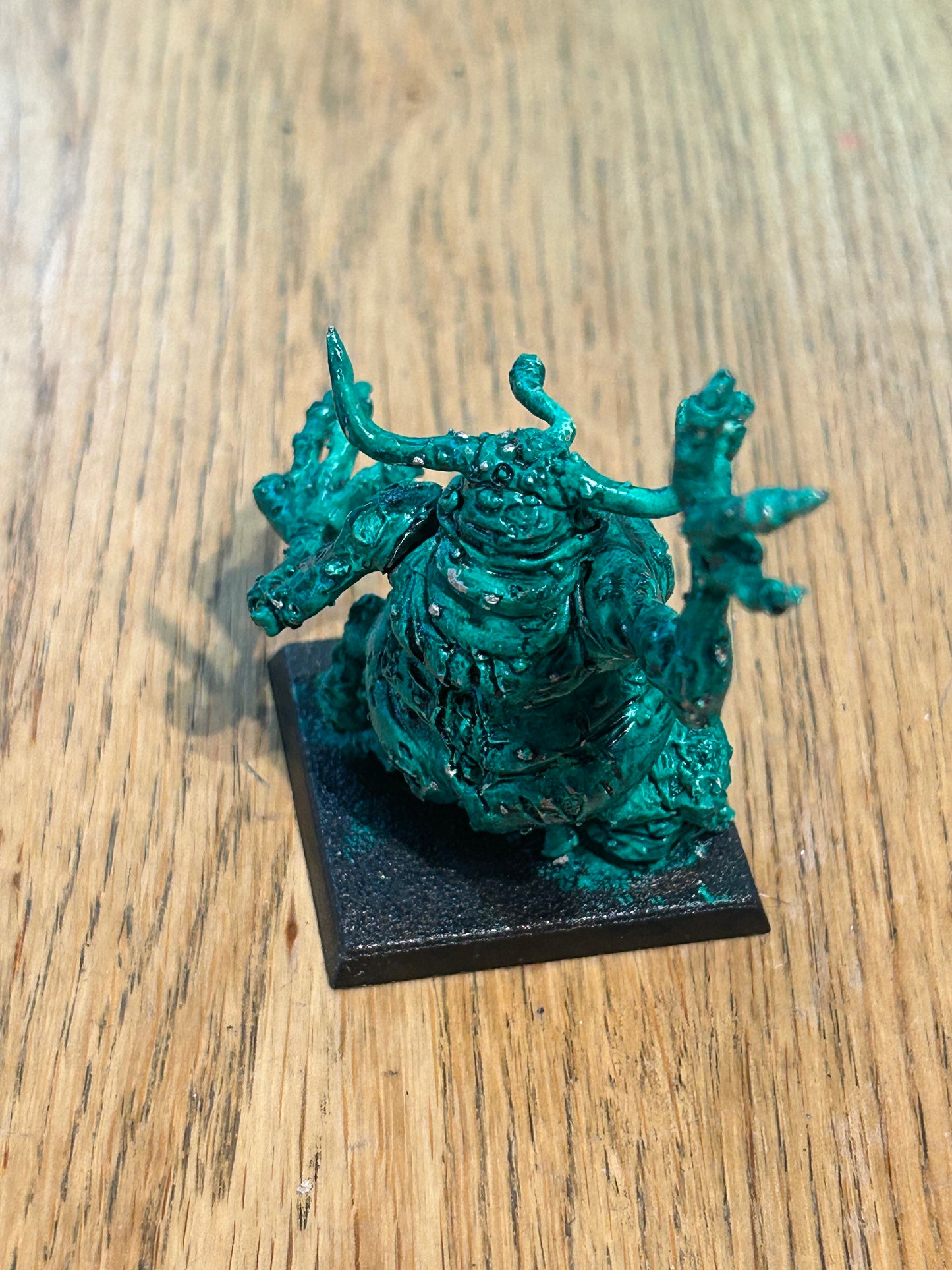 Warhammer Fantasy, Great Unclean One, Nurgle Greater Deamon of Chaos, metal (arm sockets have been pinned to enable arms to sit in nicely)