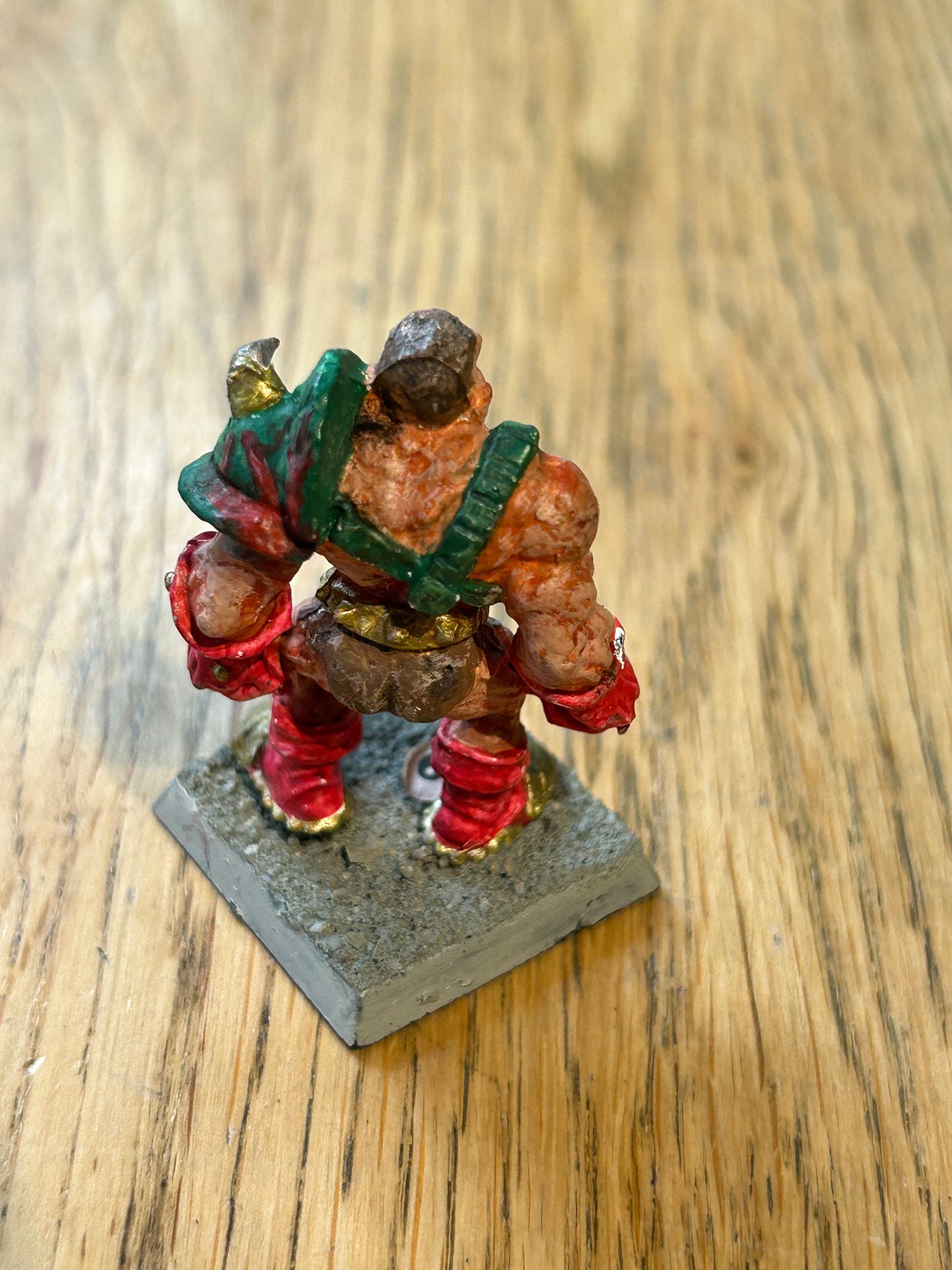 Blood Bowl 80s Ogre Star Player Grak'ng'grag Gorthag Big Guy, Metal