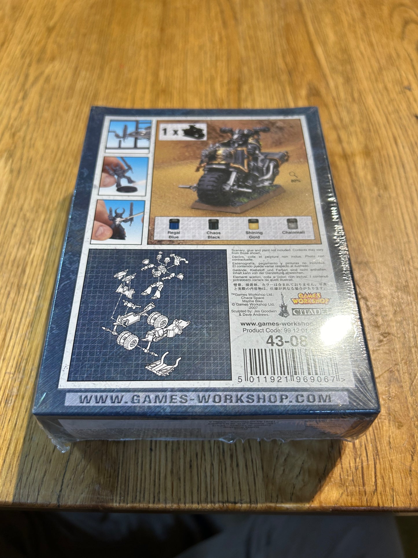 Chaos Space Marine Biker Warhammer 40K BNIB Sealed