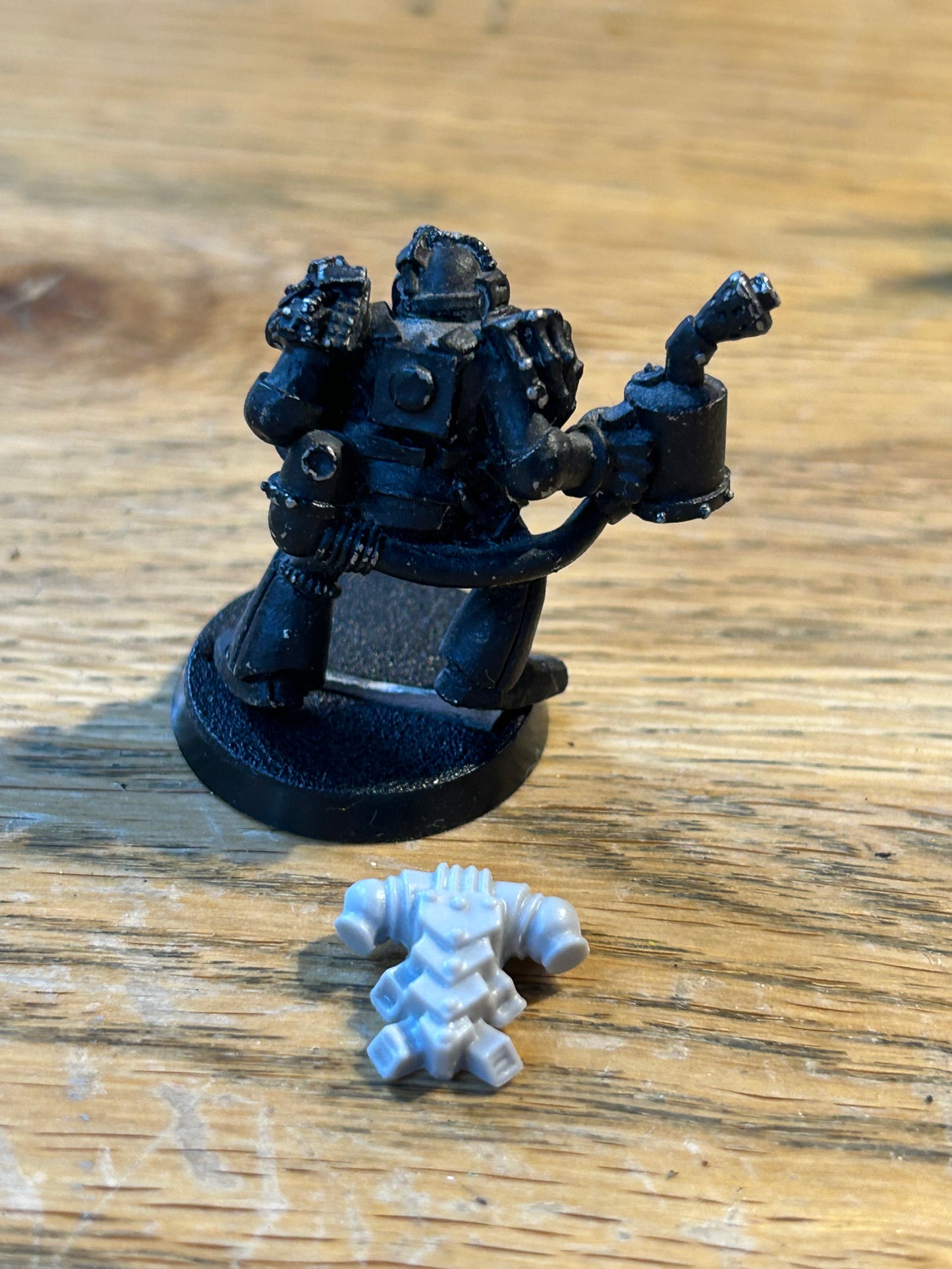 Warhammer 40k Rogue Trader Tech Marine with blowtorch
